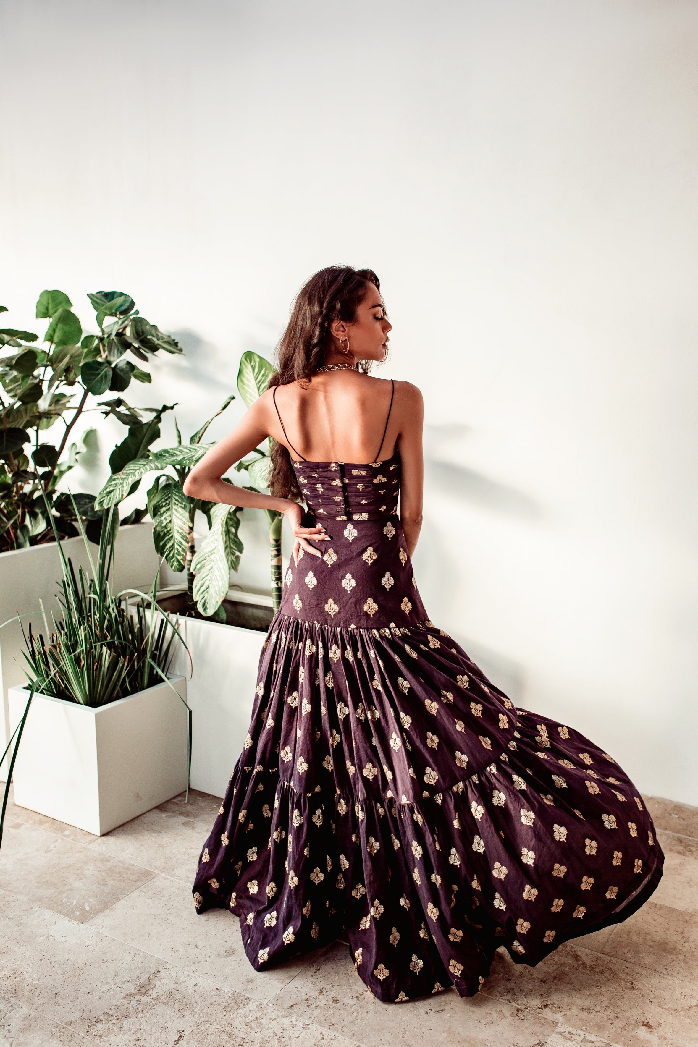 5th Ave – navy lehenga, bisouNYC