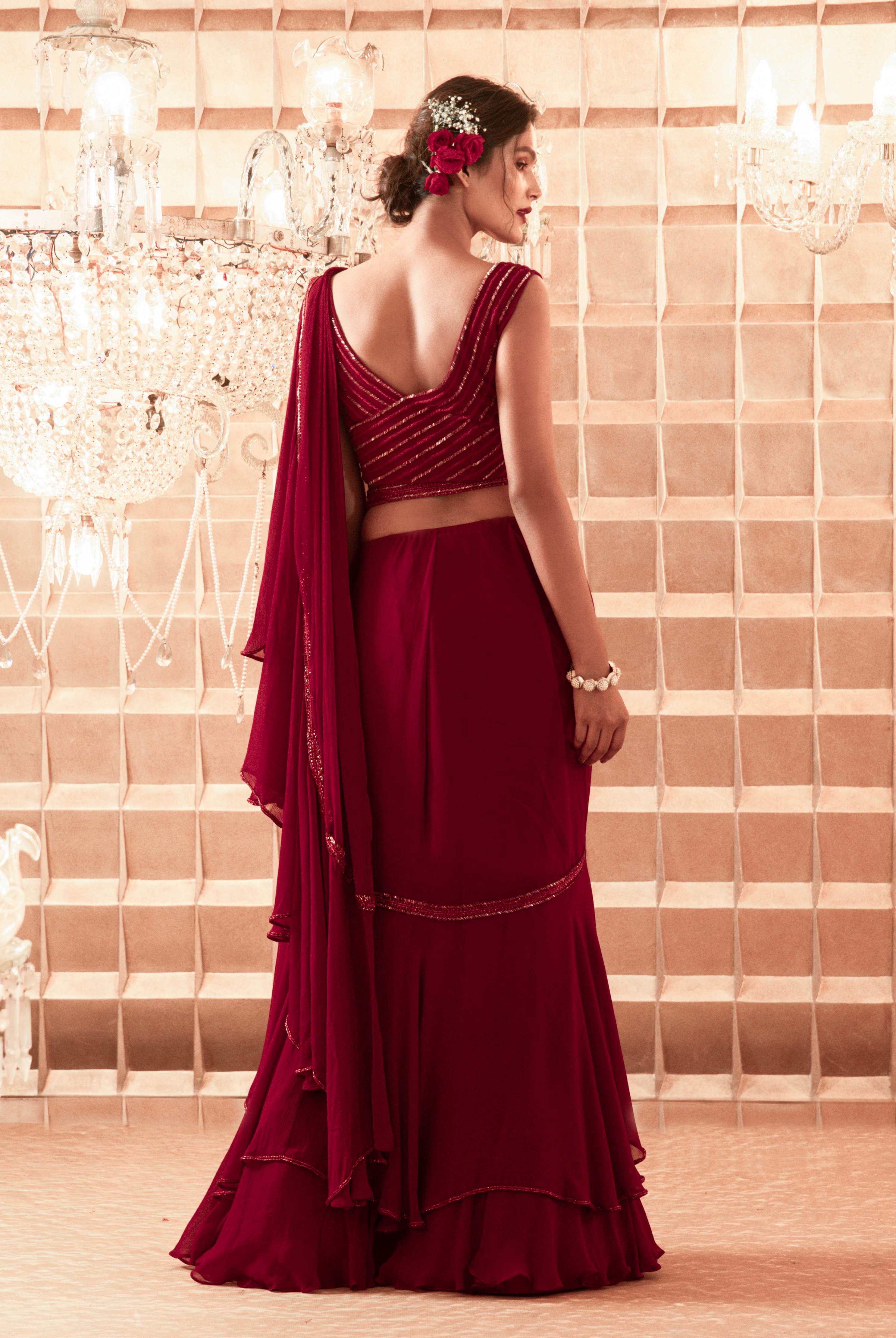 Aalyah – silk saree, bisouNYC