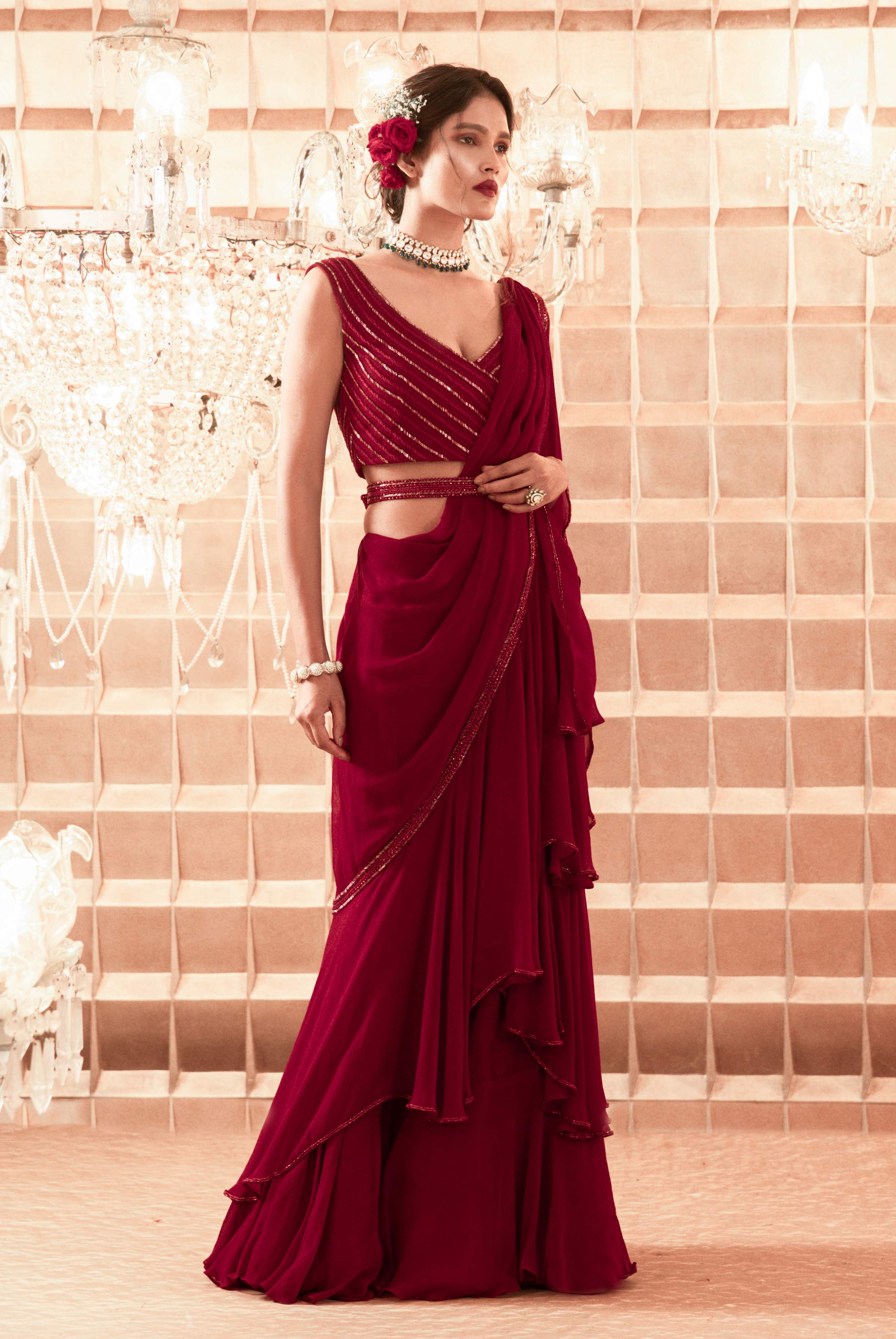 Aalyah – silk saree, bisouNYC