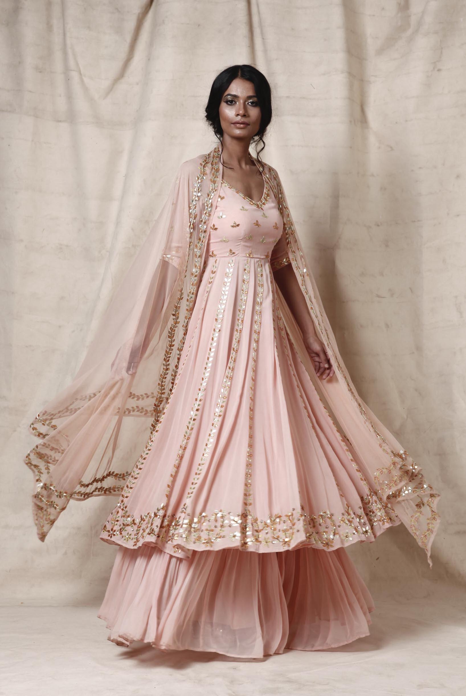 Anushi – georgette suit, bisouNYC