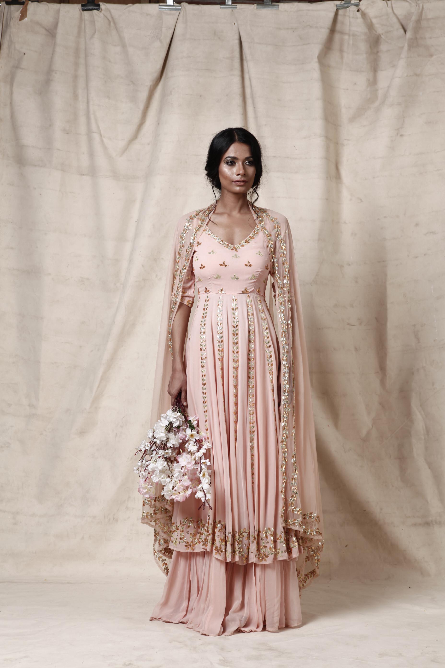 Anushi – georgette suit, bisouNYC