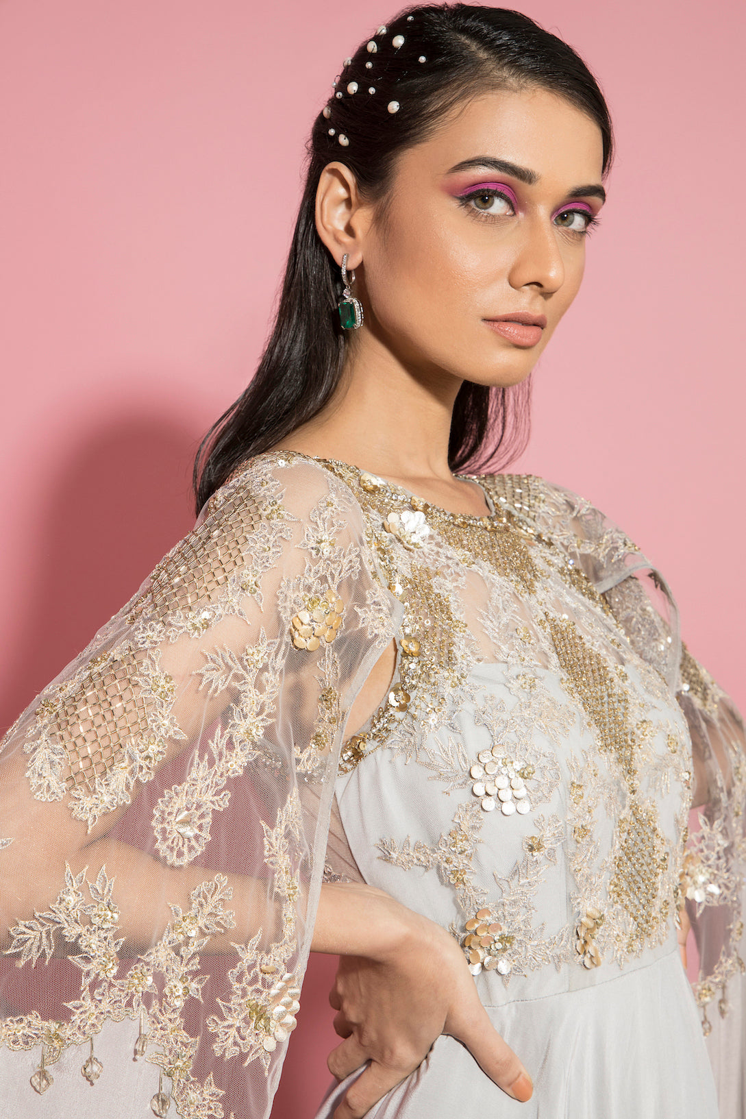 Ashia – grey dress, bisouNYC
