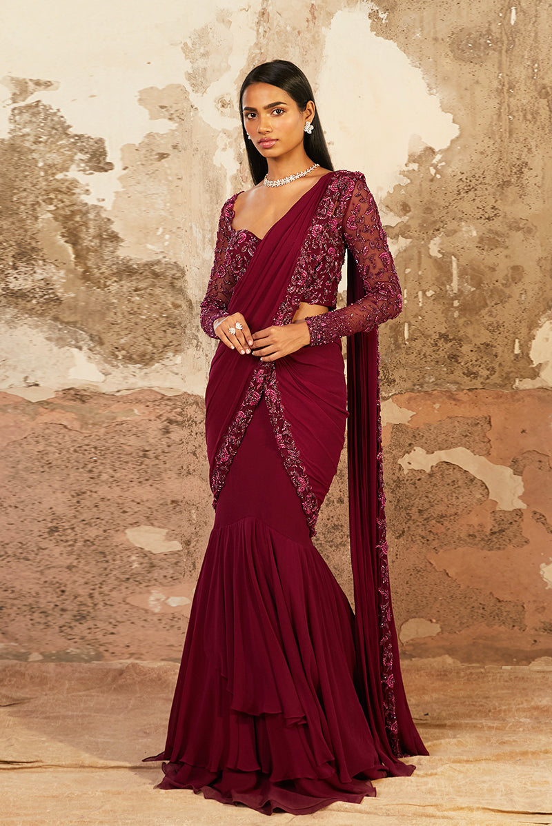 Aubrey – georgette lehenga, bisouNYC