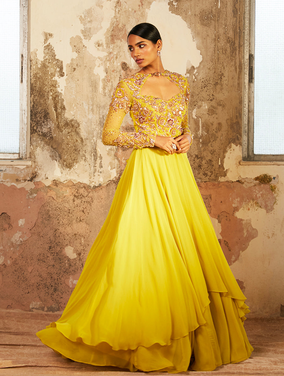 Azi – georgette dress, bisouNYC