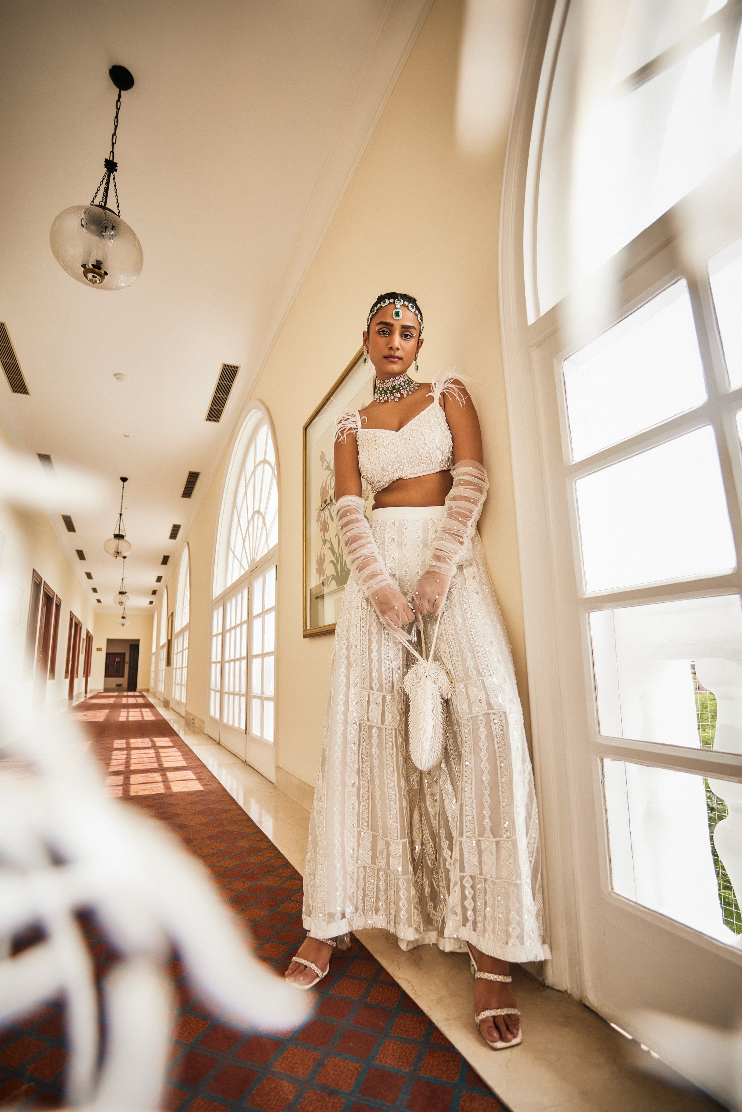 Belle – ivory net suit, bisouNYC