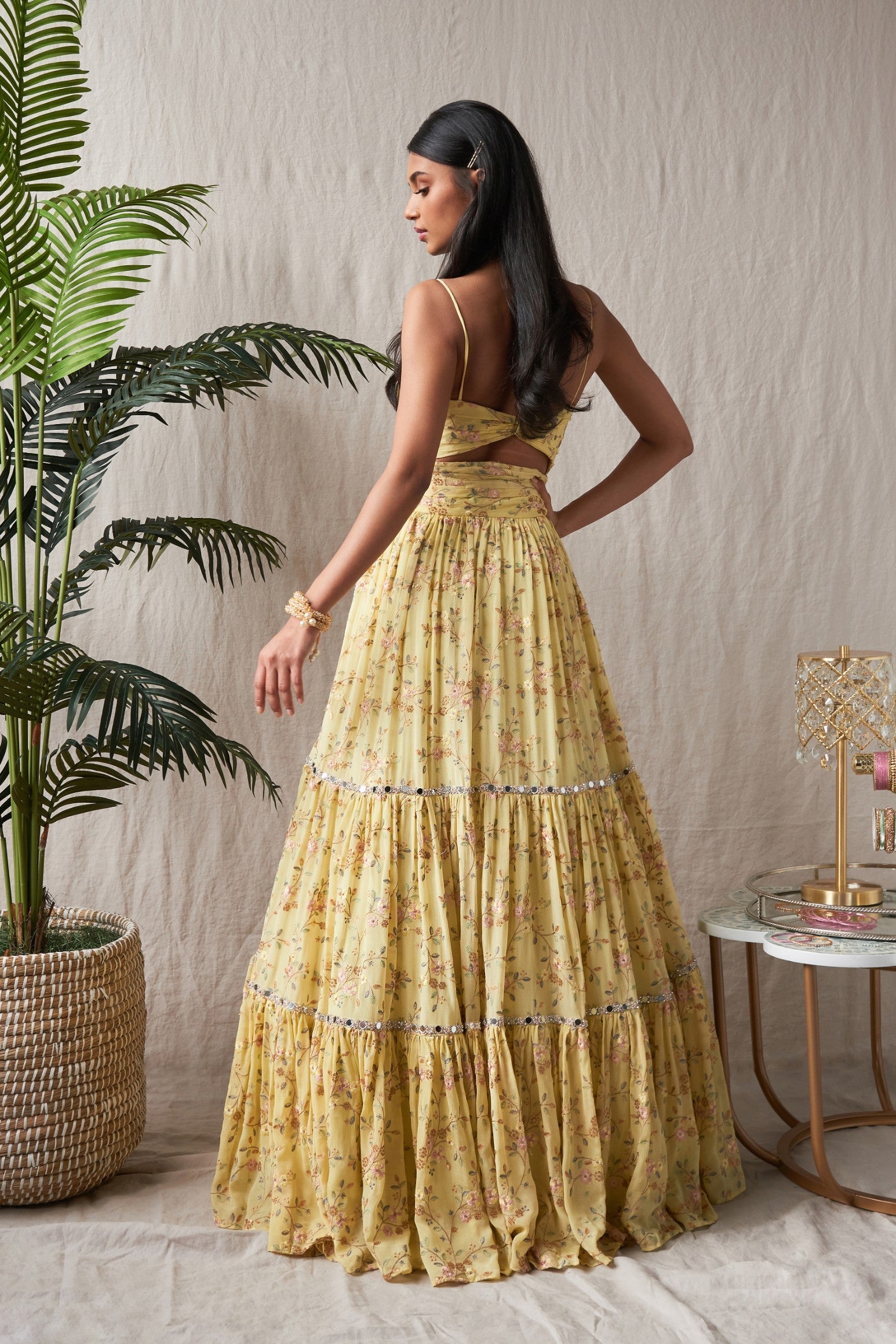 Chandani – yellow dress, bisouNYC