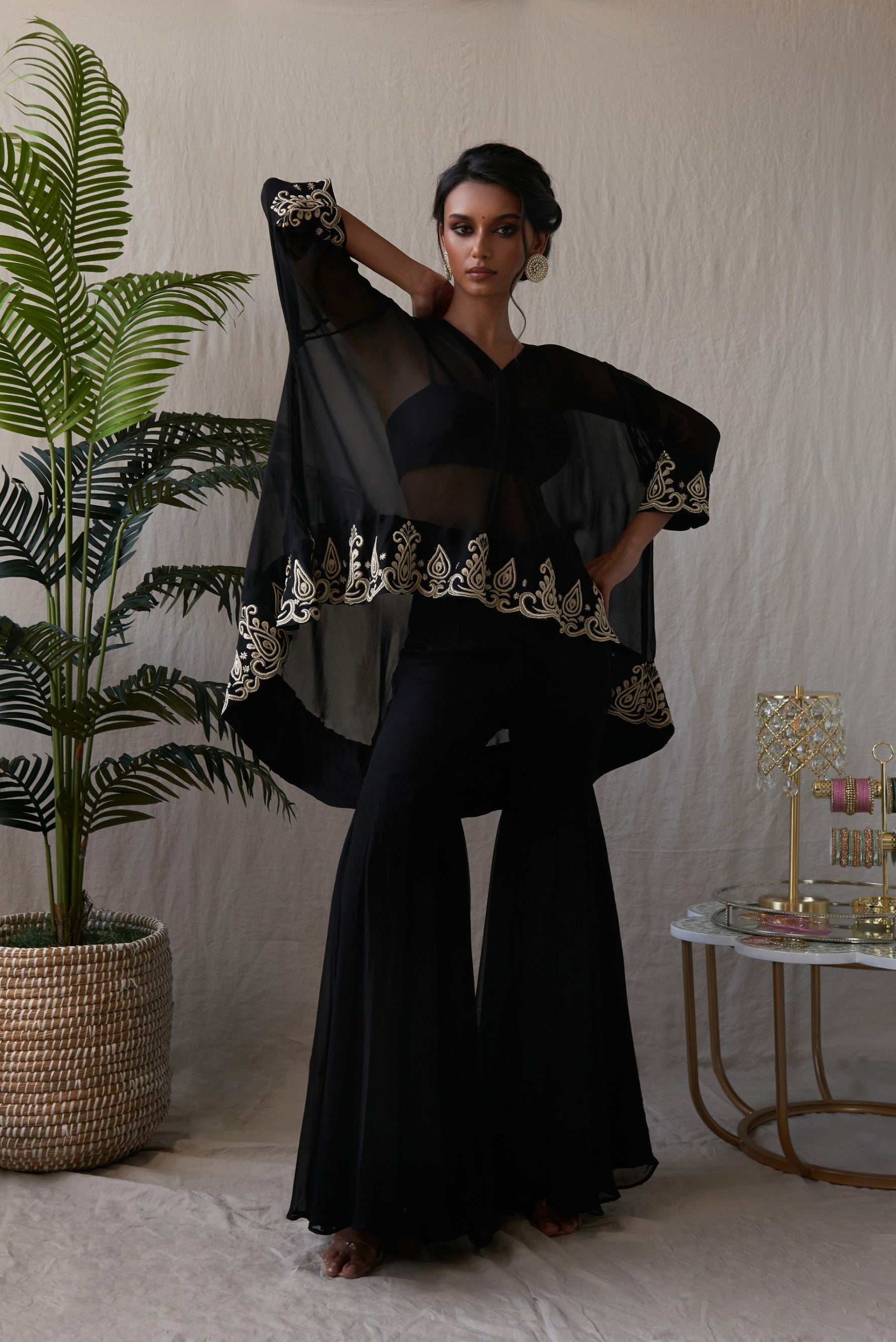 Jaanki – black suit, bisouNYC