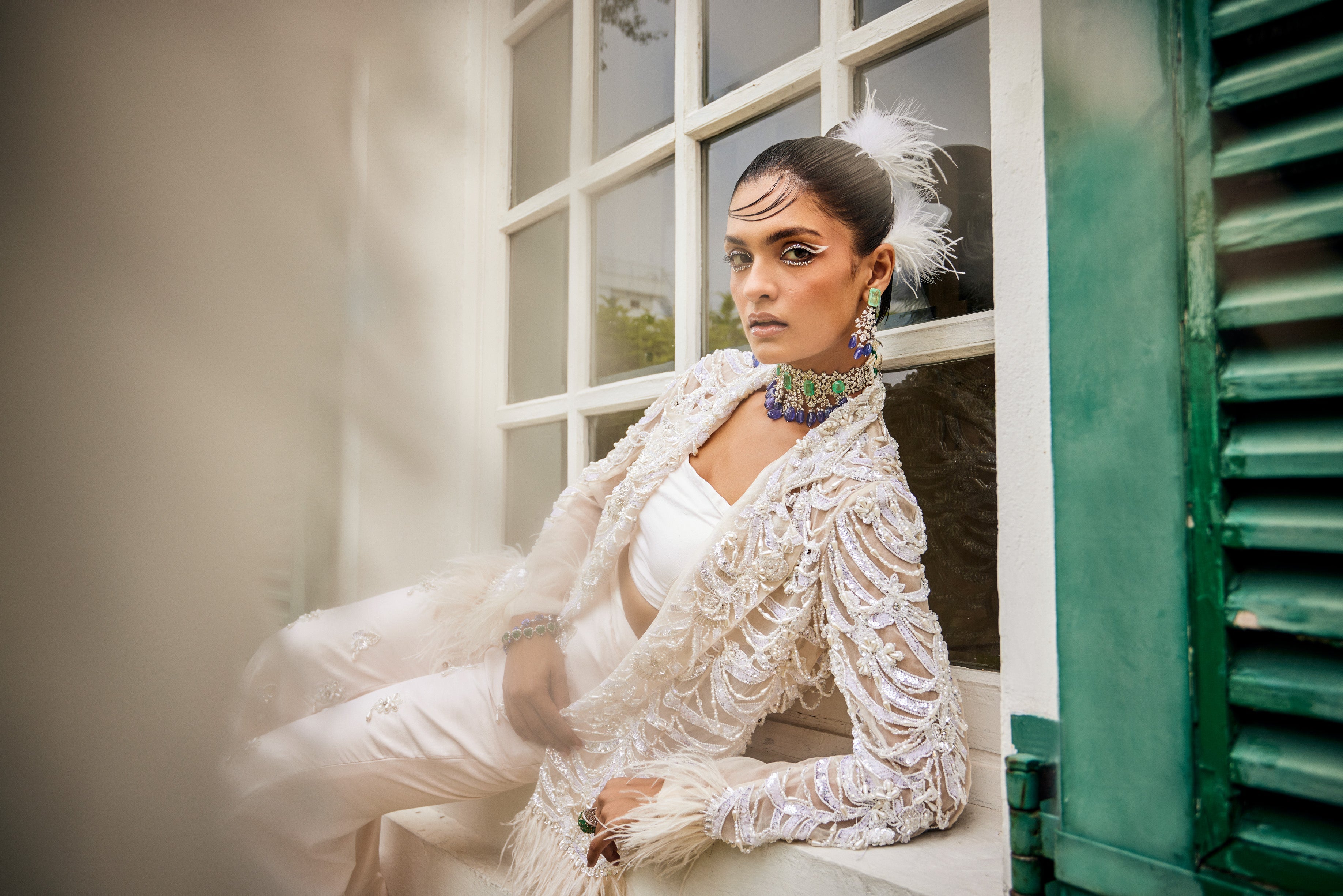 Blanche – suit, bisouNYC