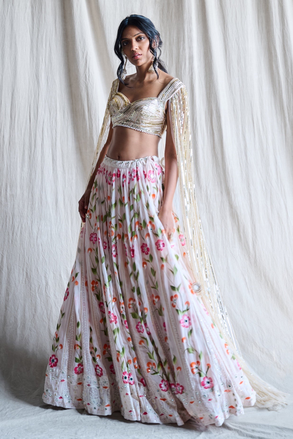Dawn – pink lehenga, bisouNYC