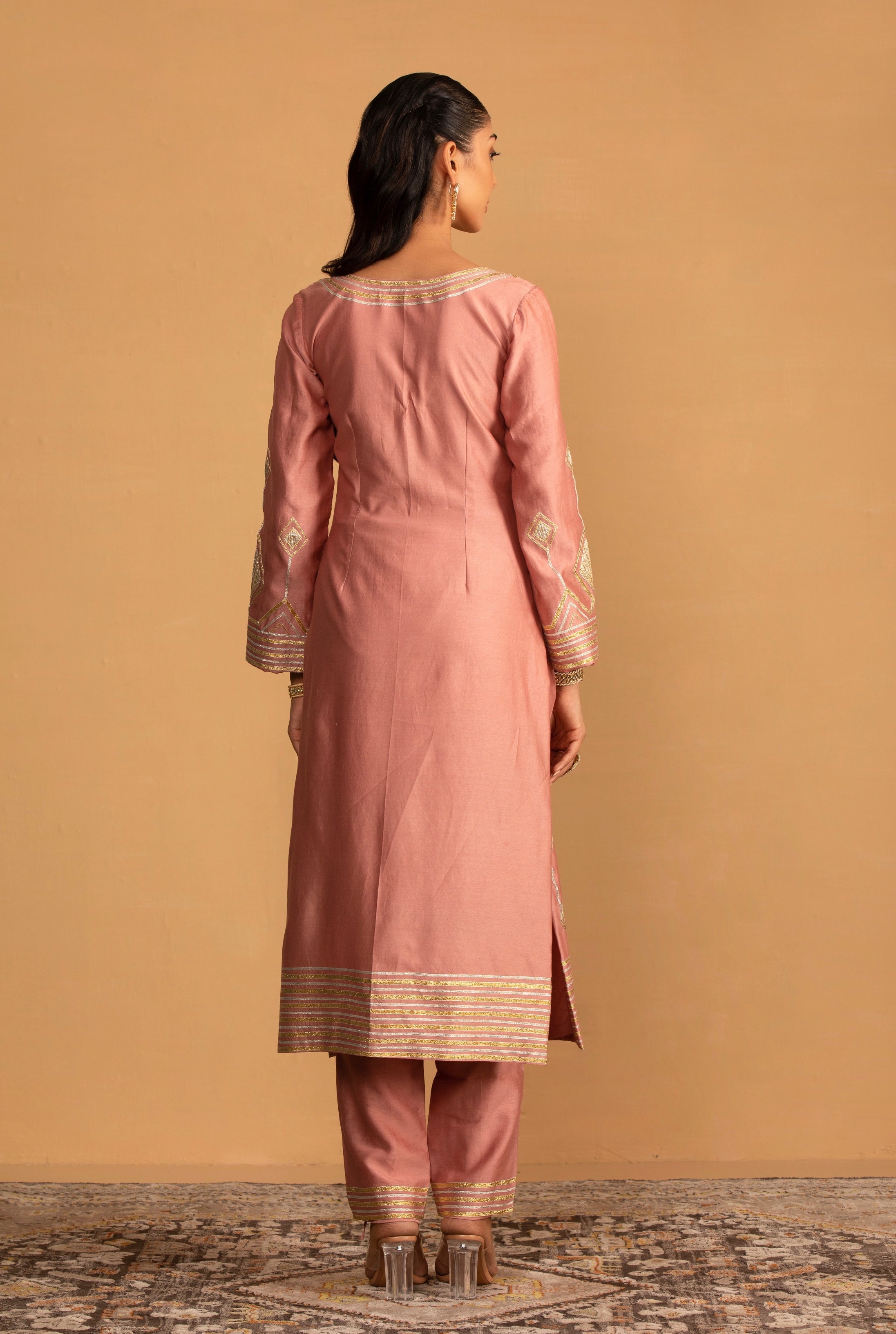 Dina – champagne suit, bisouNYC