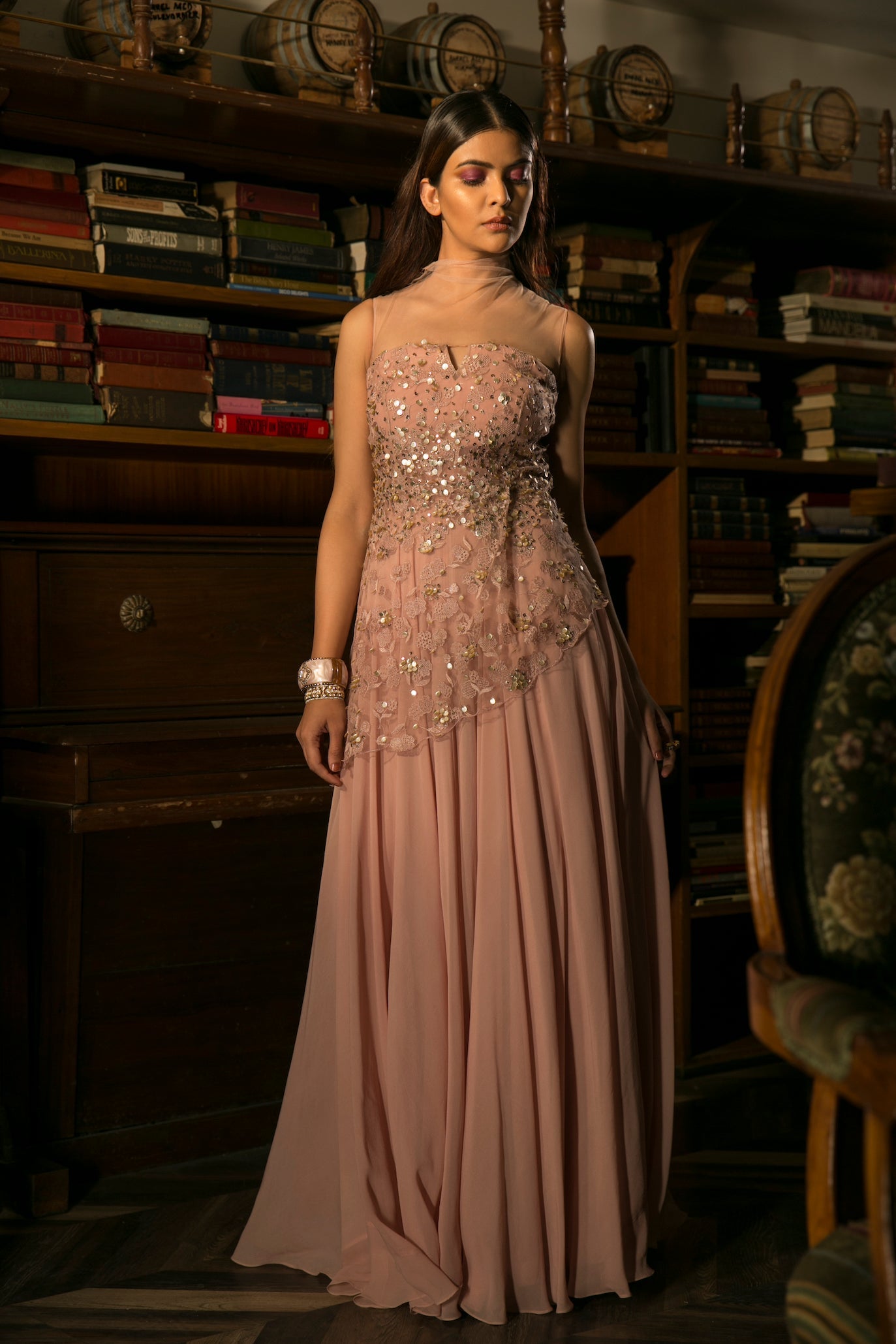 Dipalee – blush suit, bisouNYC