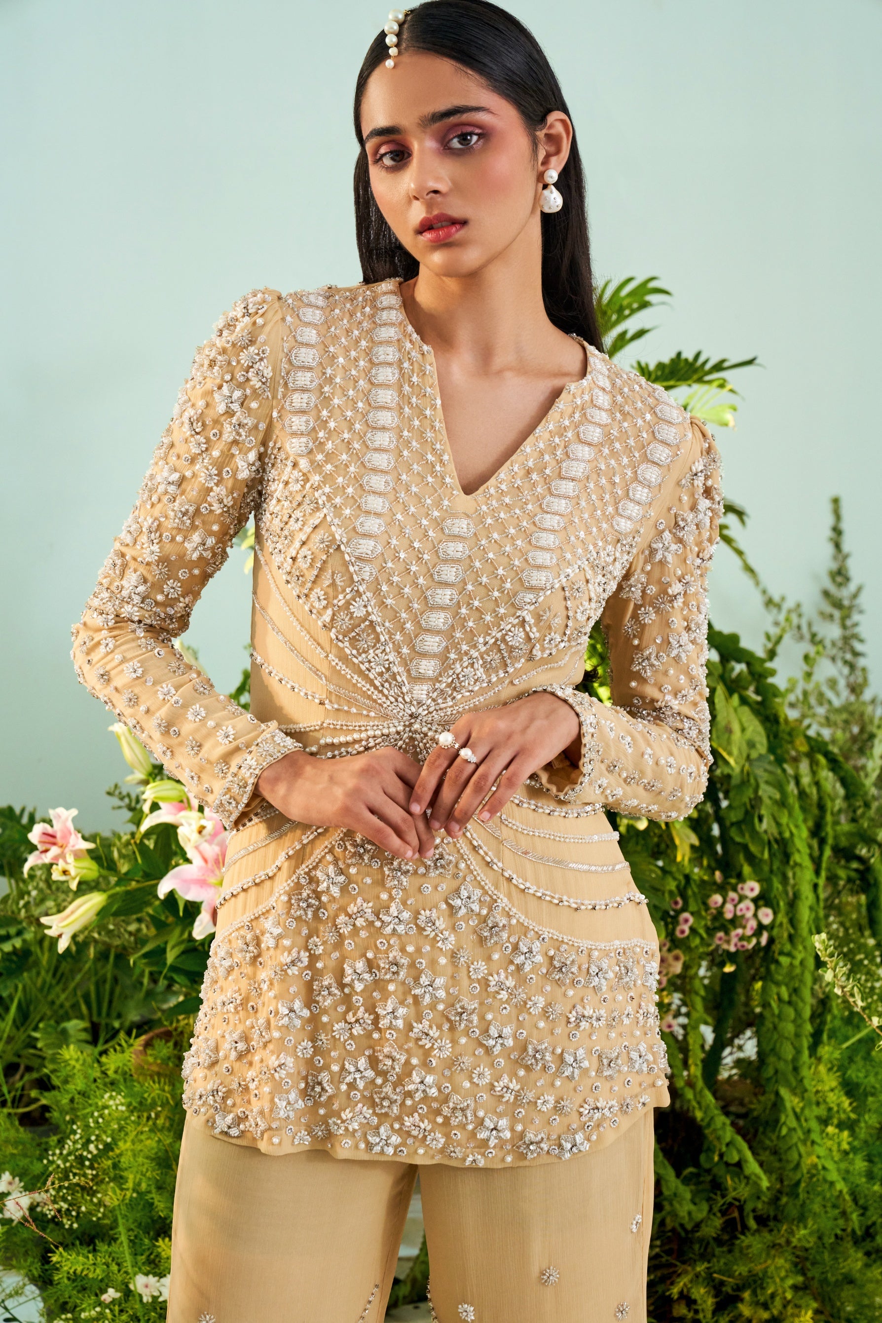 Ella – chiffon suit, bisouNYC