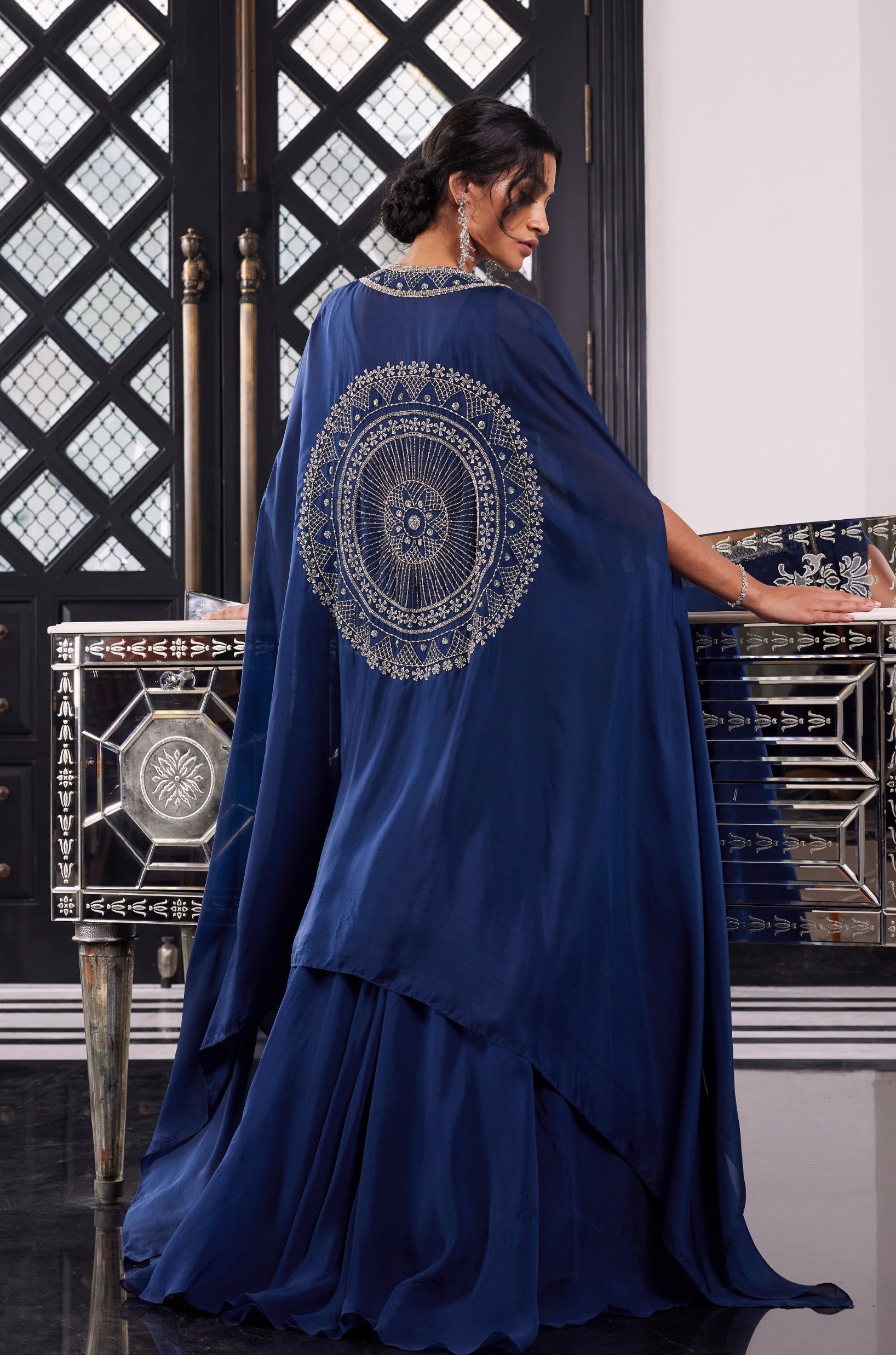 Erin – organza lehenga, bisouNYC