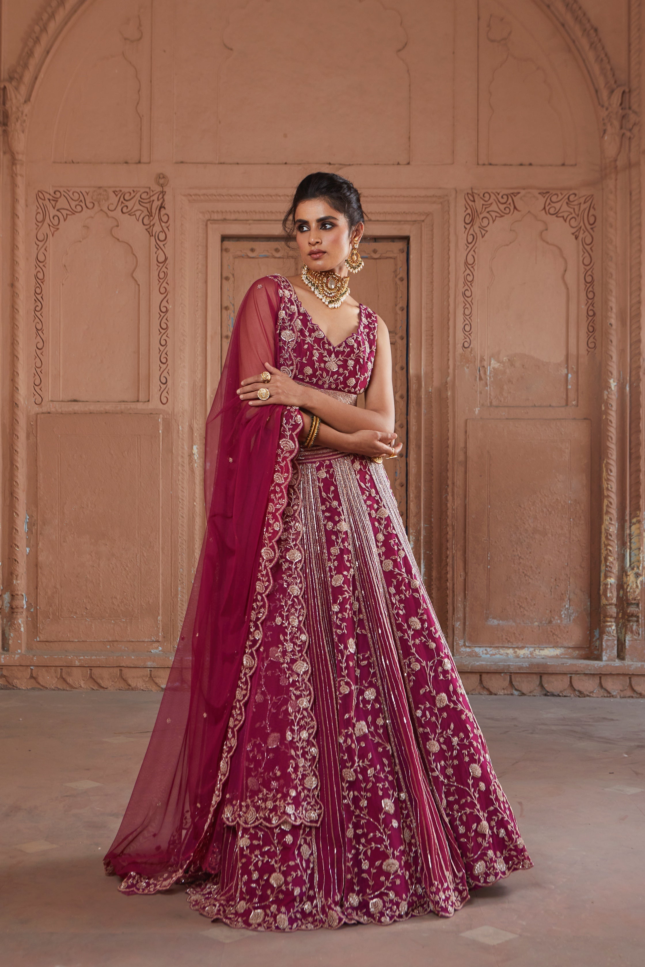 Farah – net lehenga, bisouNYC
