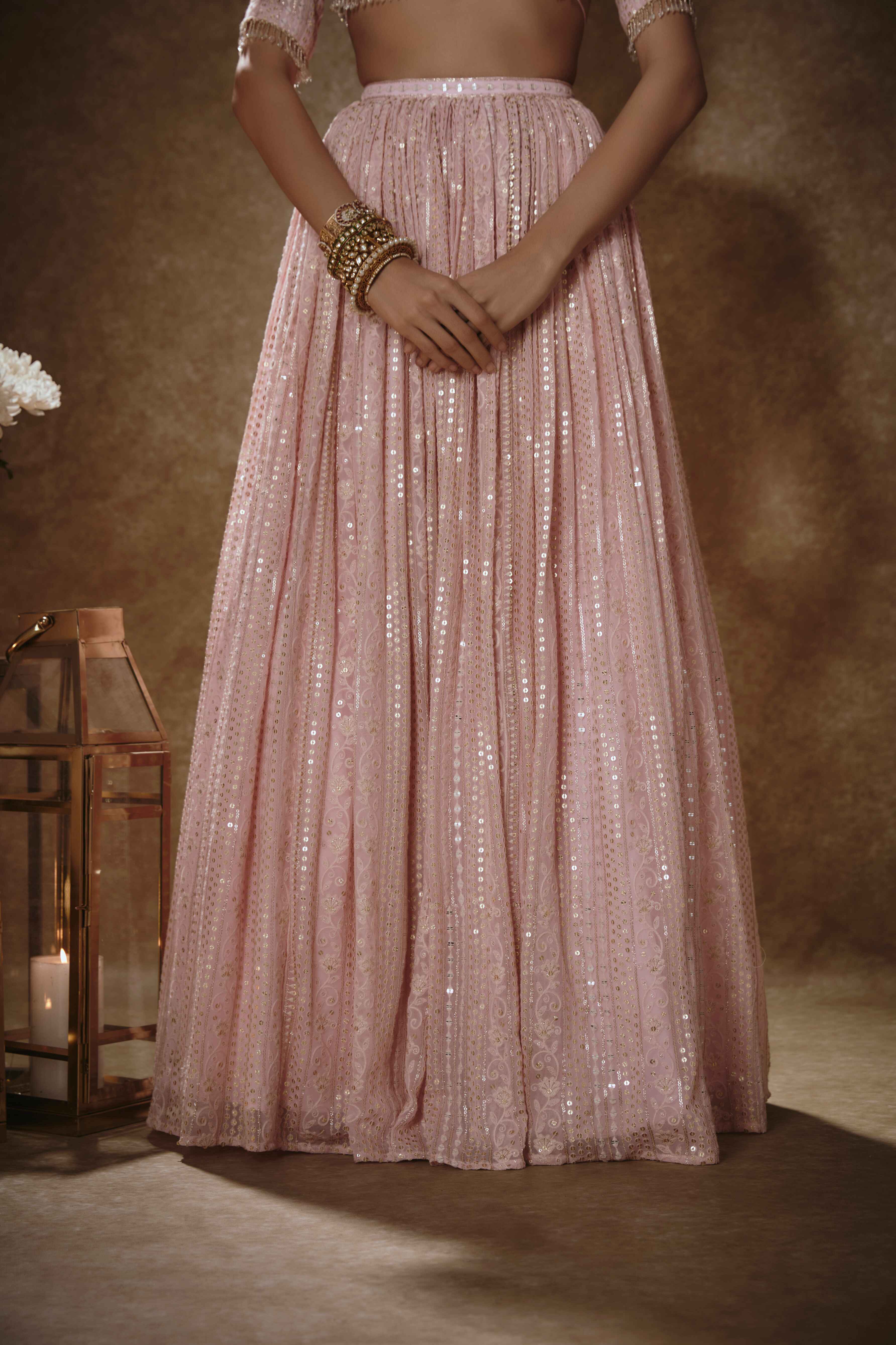 Gul – pink lehenga, bisouNYC