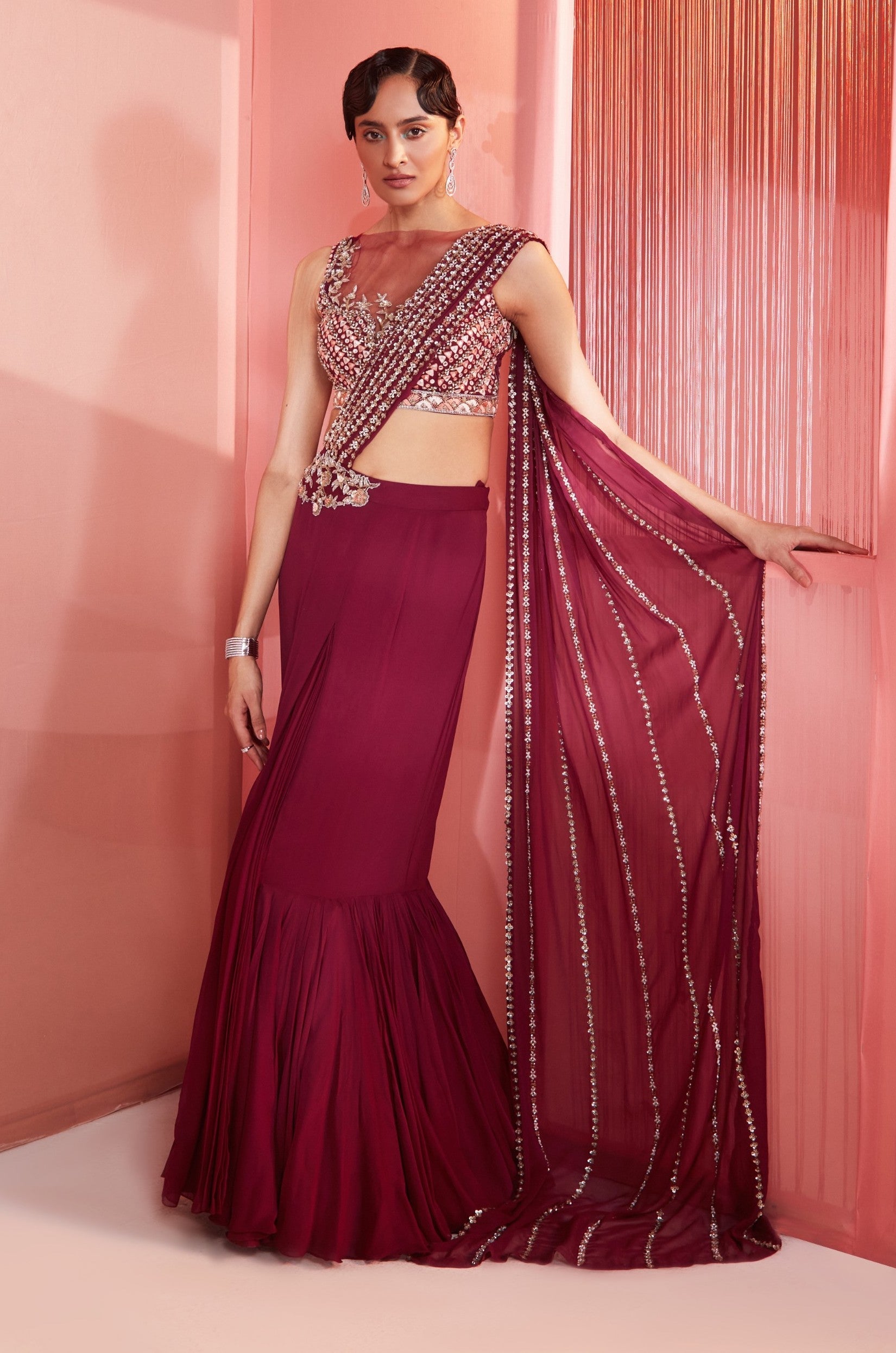 Hetal – georgette suit, bisouNYC