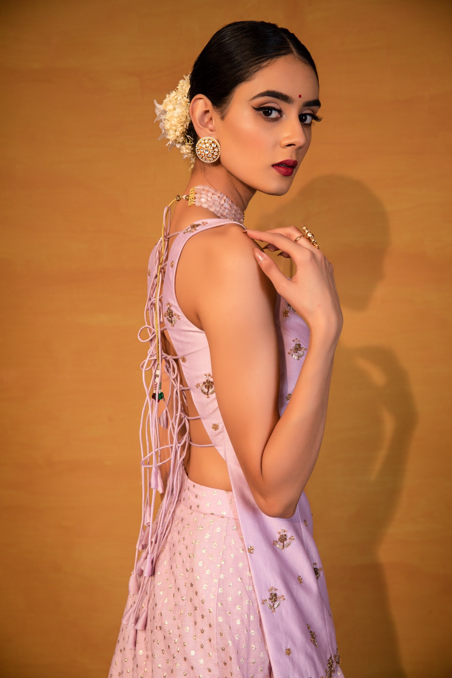 Ilia – lavender lehenga, bisouNYC