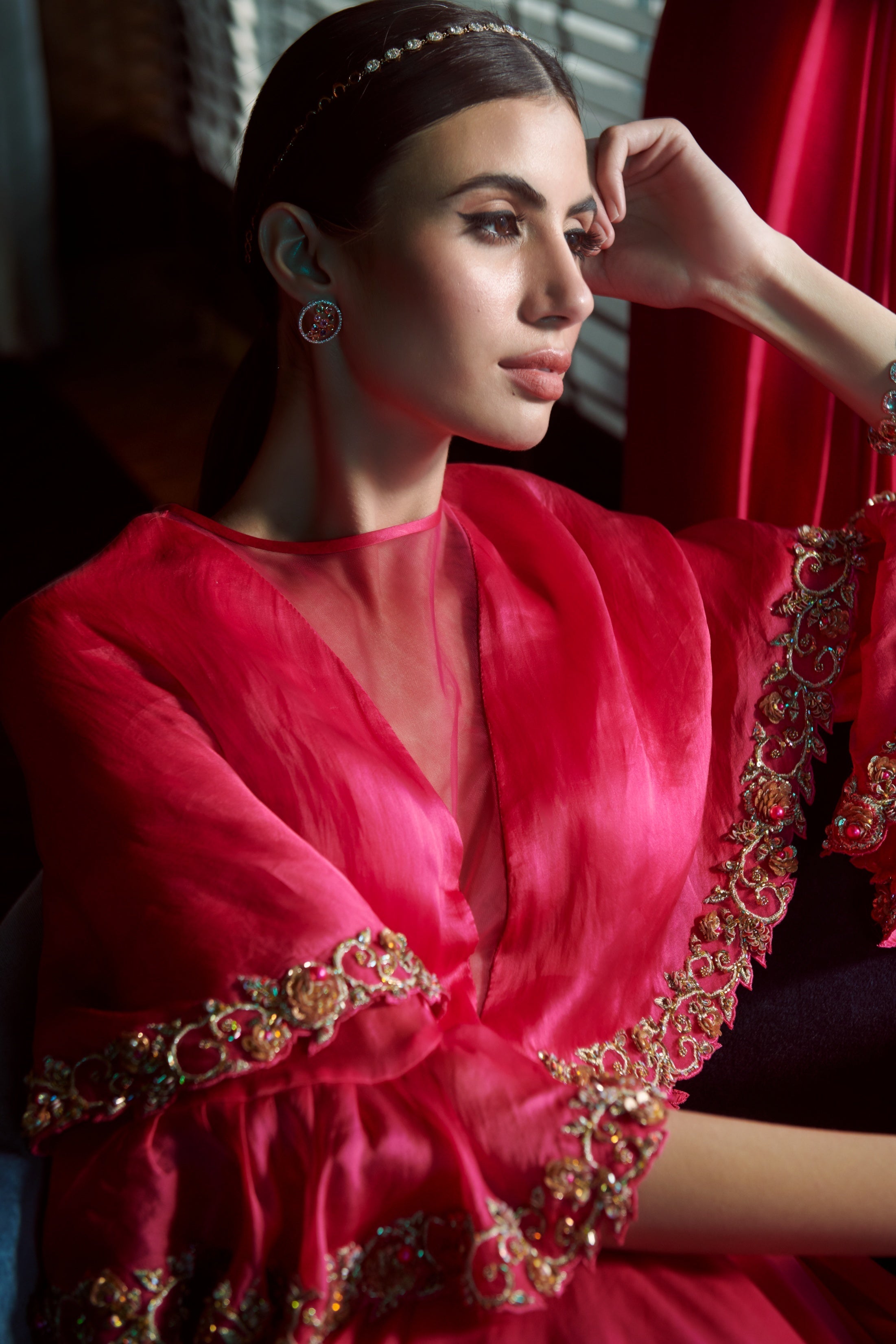 Isha – organza dress, bisouNYC