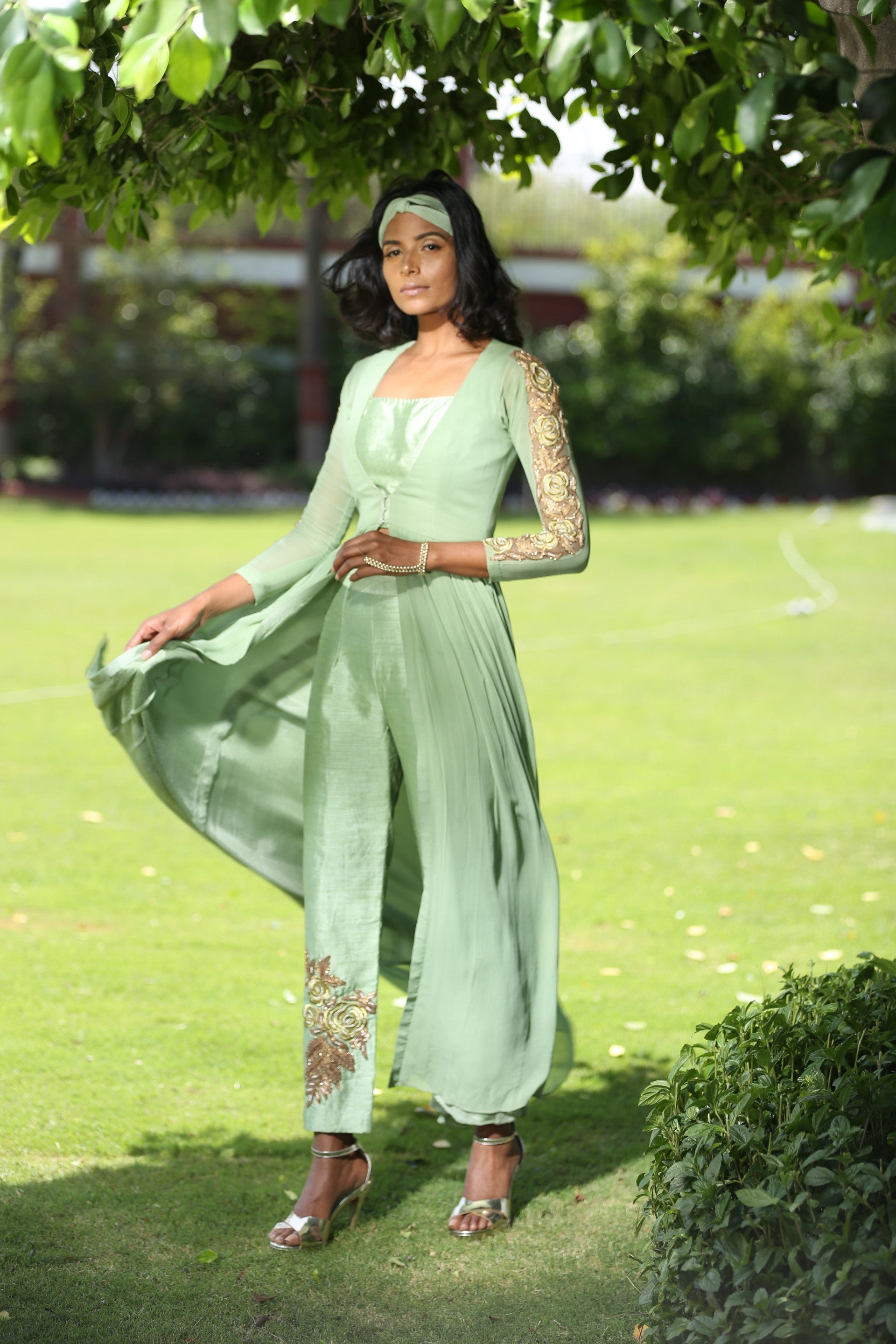 Jade – suit, bisouNYC