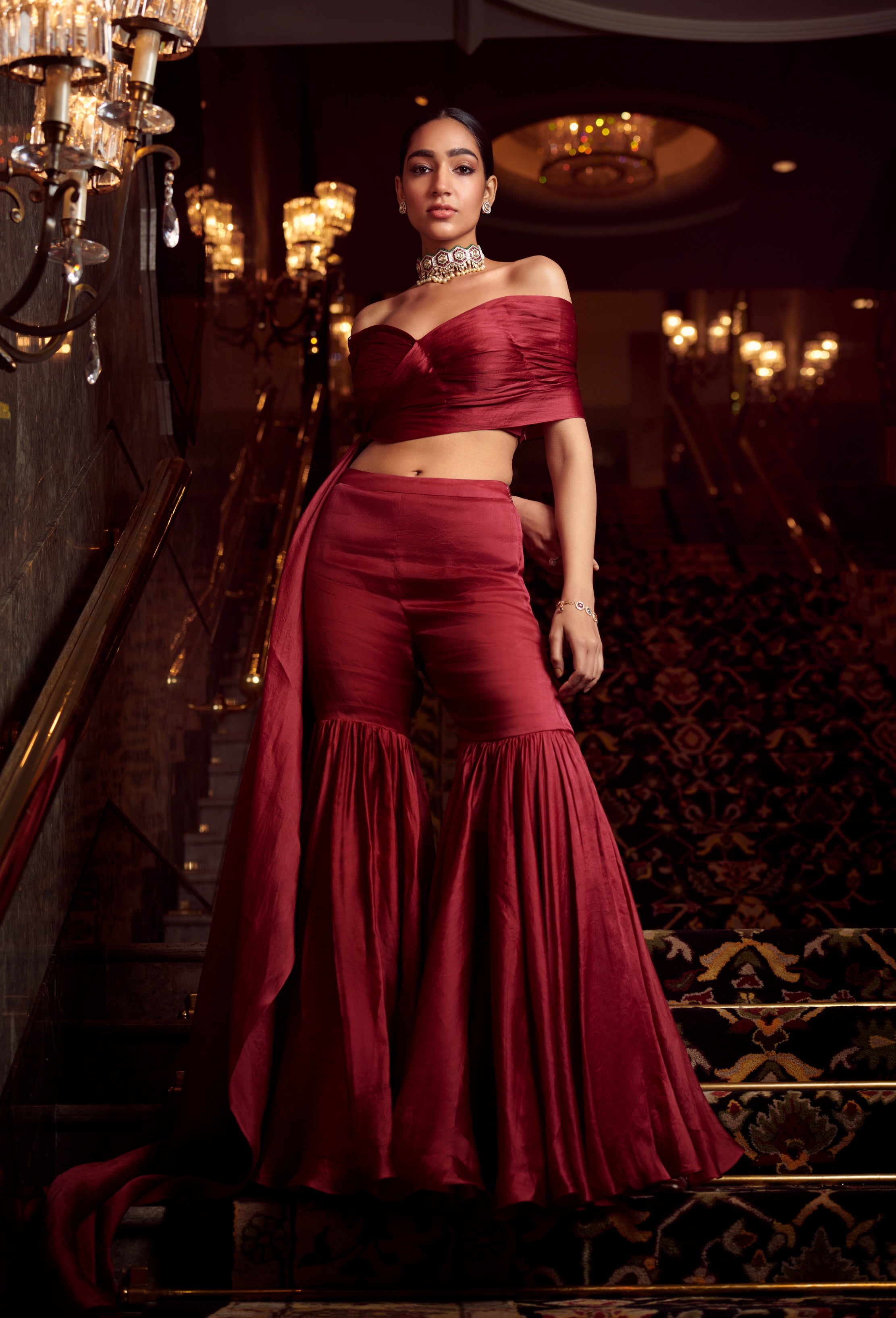 Kiara – organza suit, bisouNYC