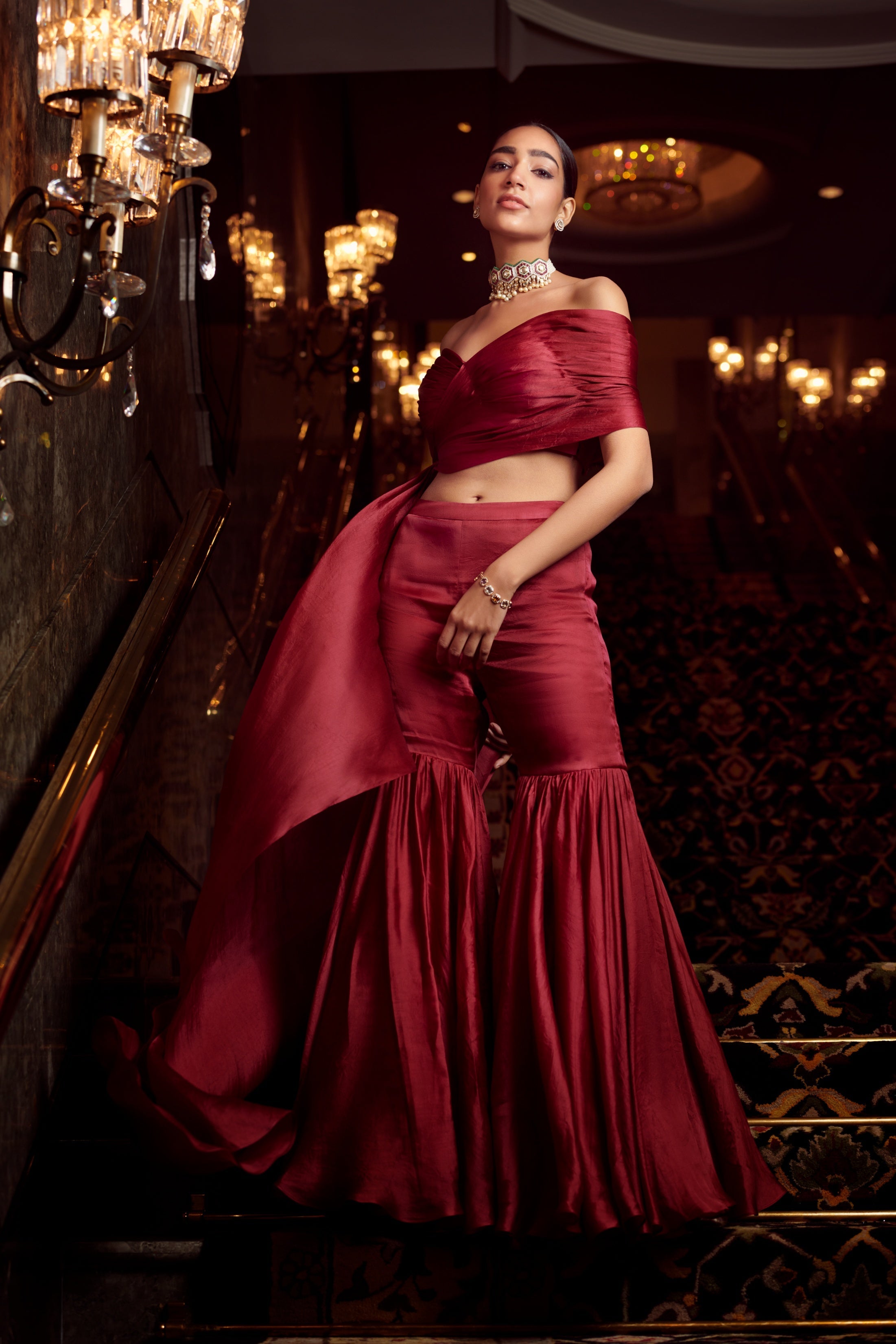 Kiara – organza suit, bisouNYC
