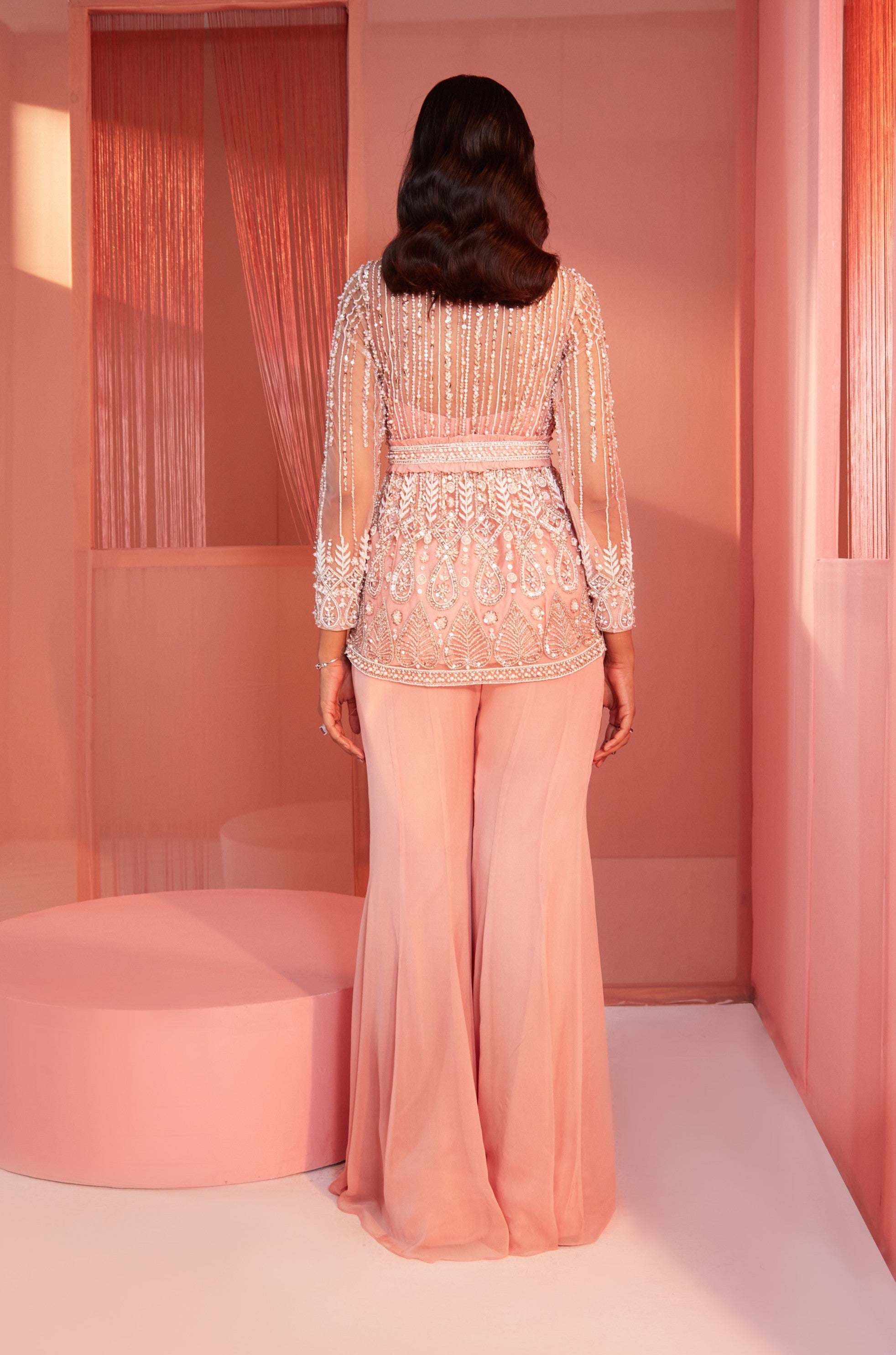 Kriti – georgette suit, bisouNYC