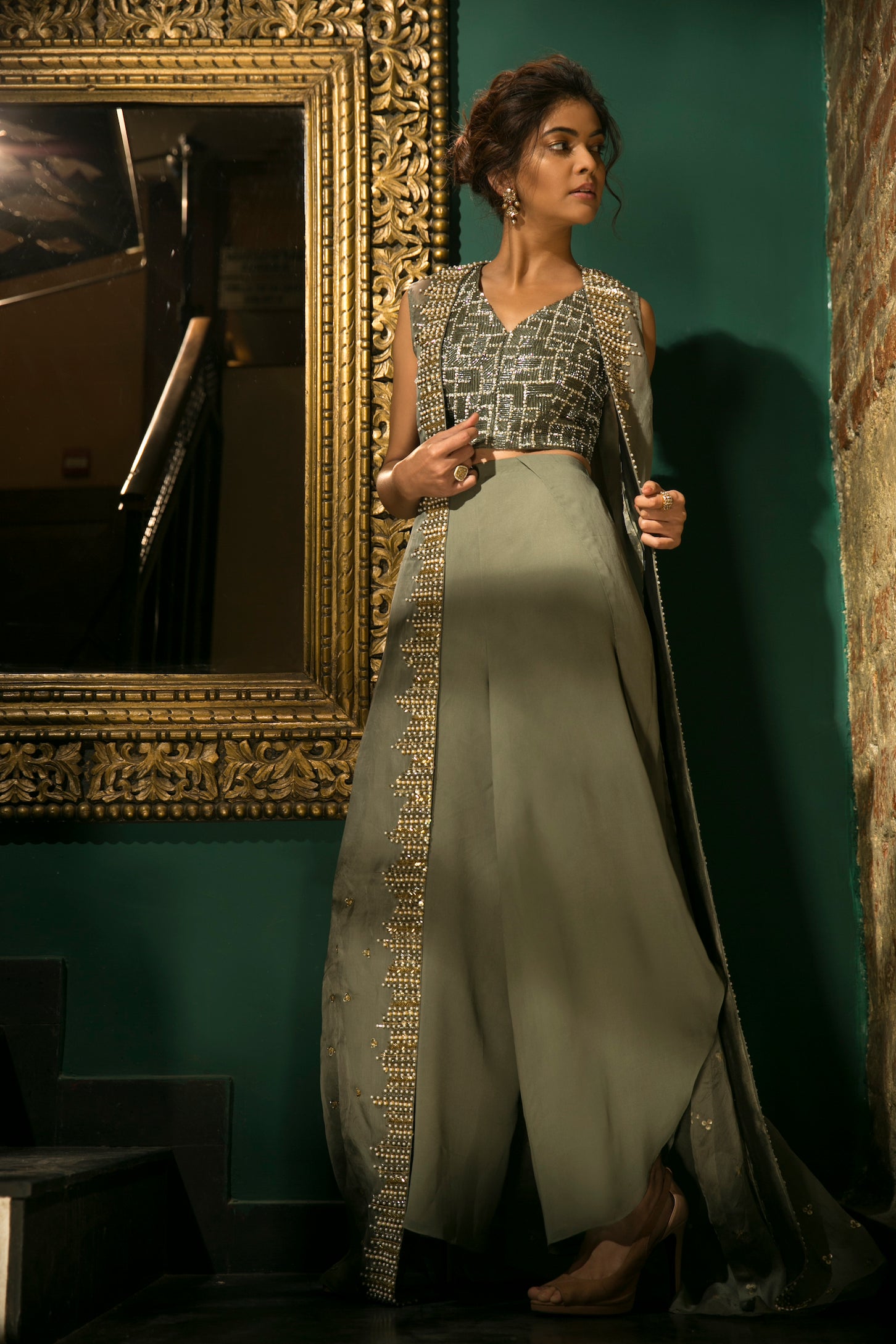 Lara – olive suit, bisouNYC