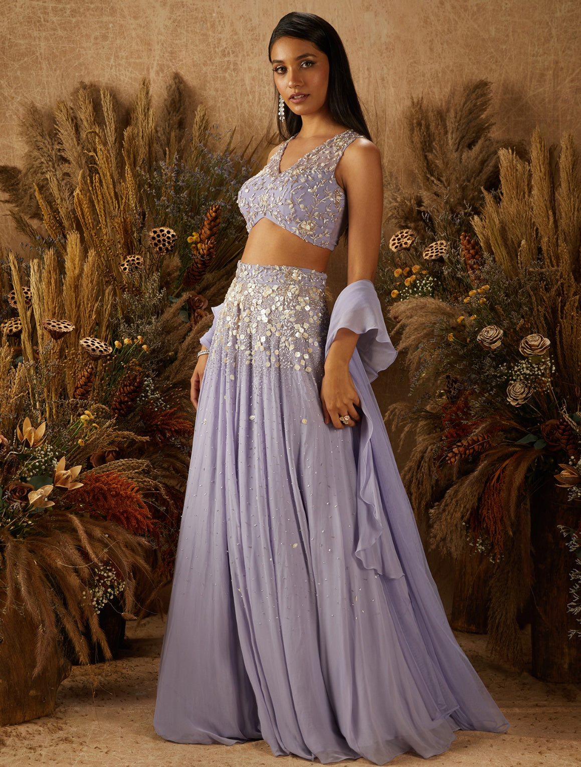 Laura – purple lehenga, bisouNYC