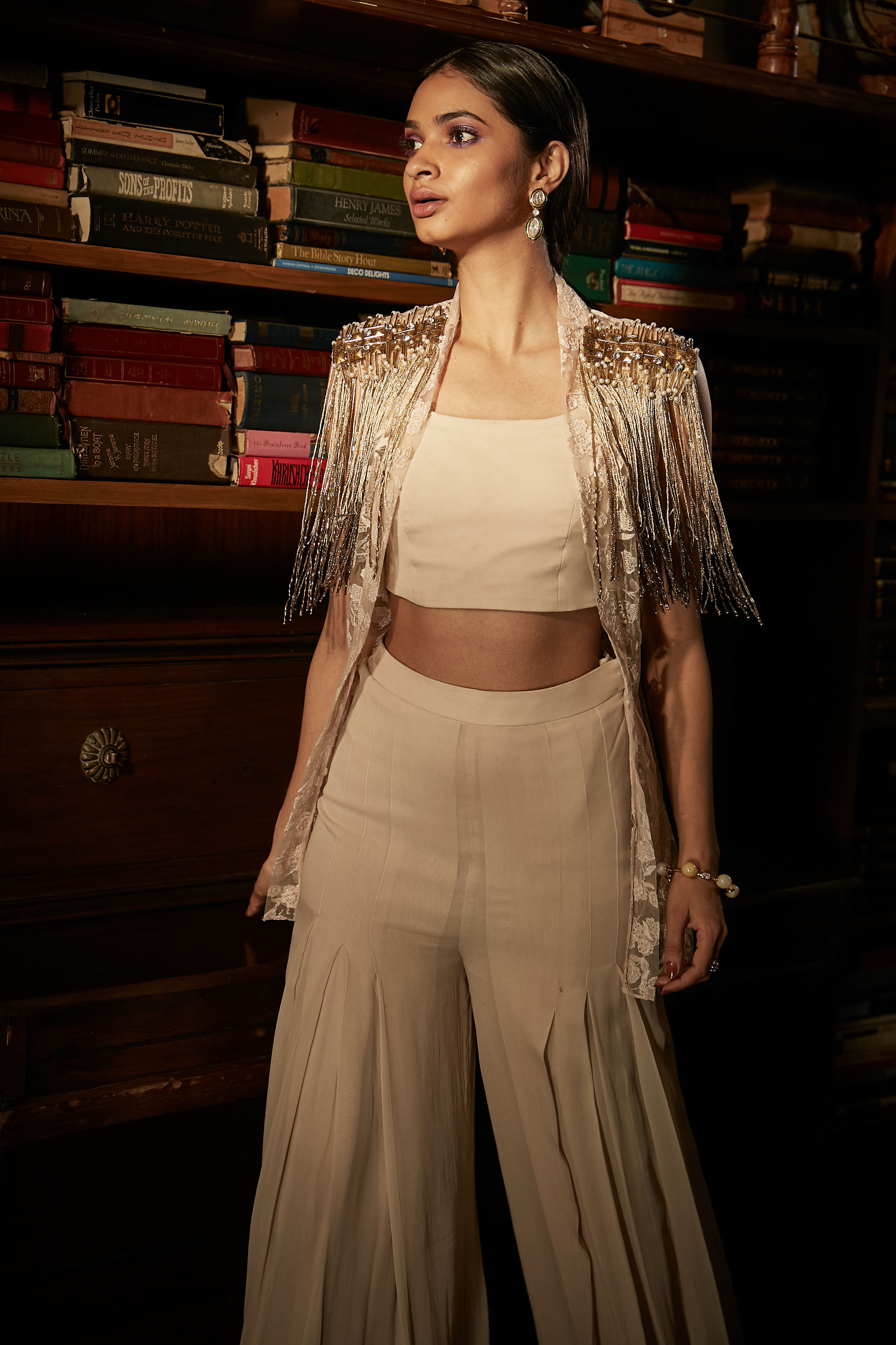 Maira – ivory net suit, bisouNYC