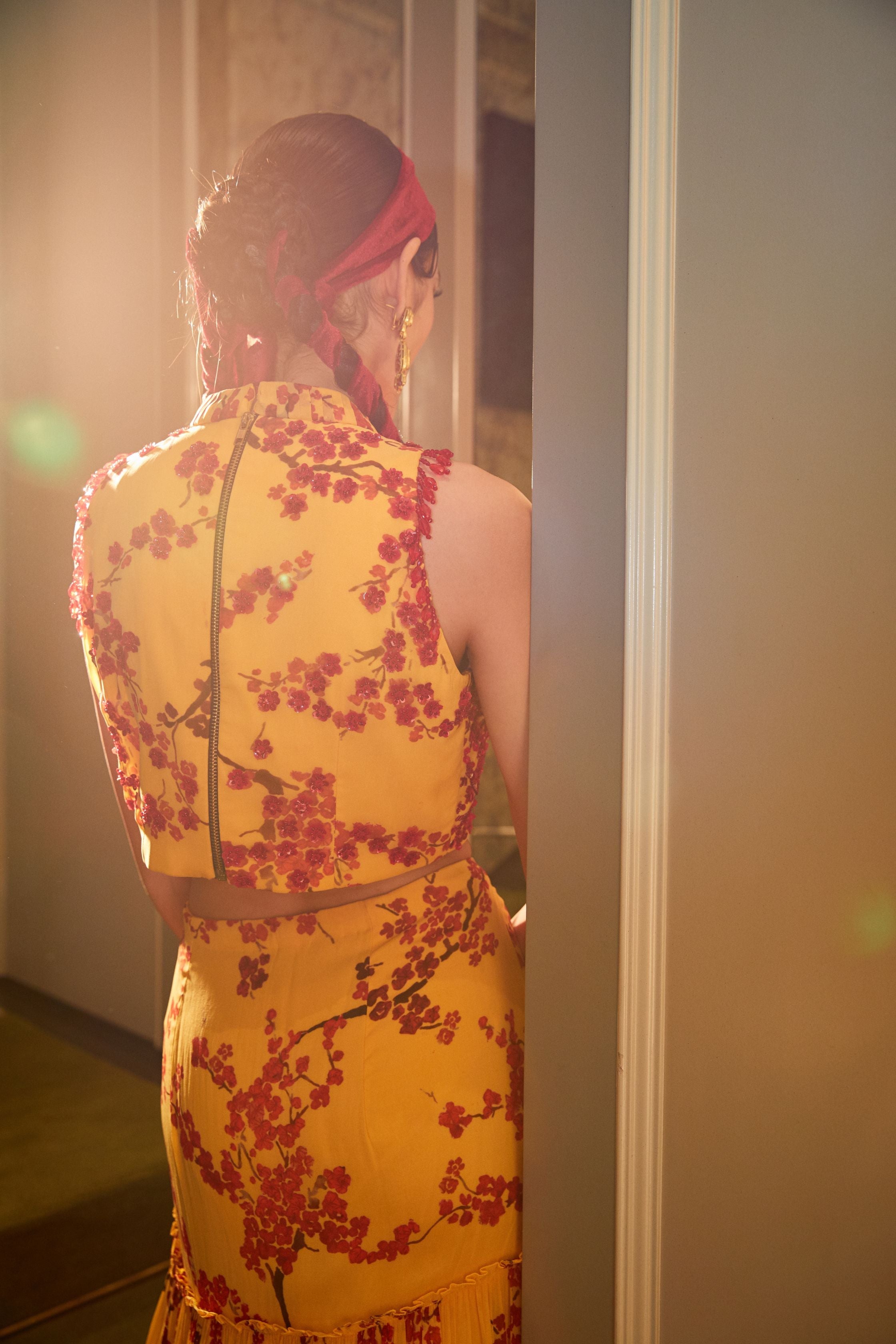 Niharika – yellow lehenga, bisouNYC