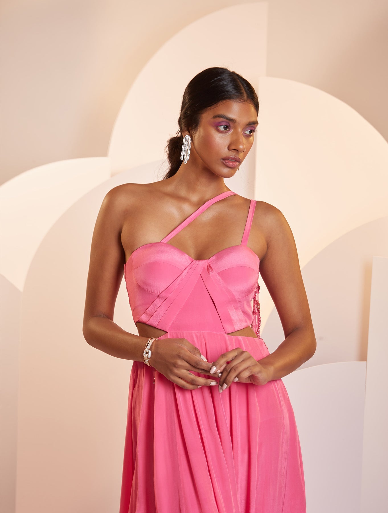 Paris – pink net dress, bisouNYC