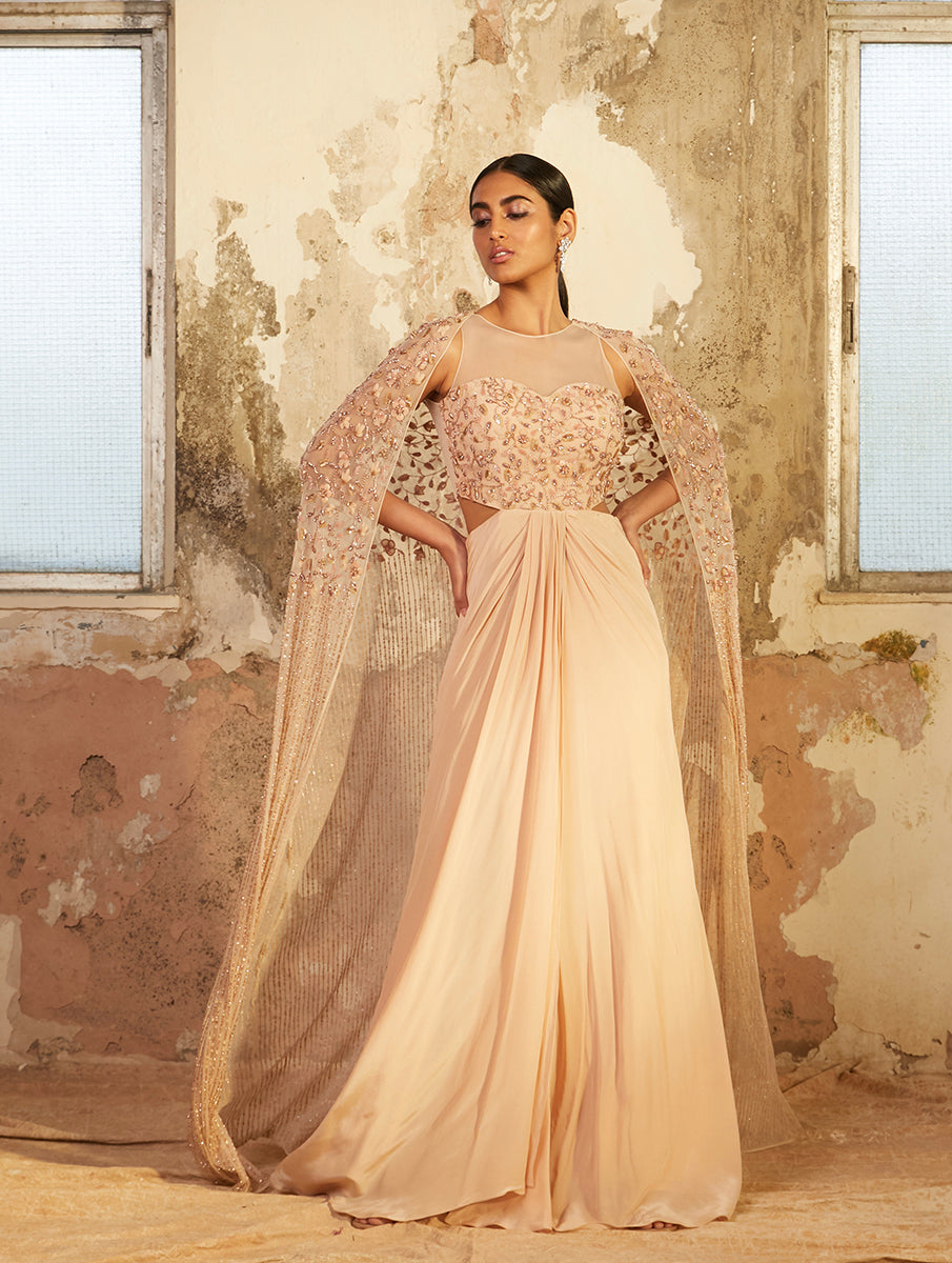 Pearla – beige dress, bisouNYC