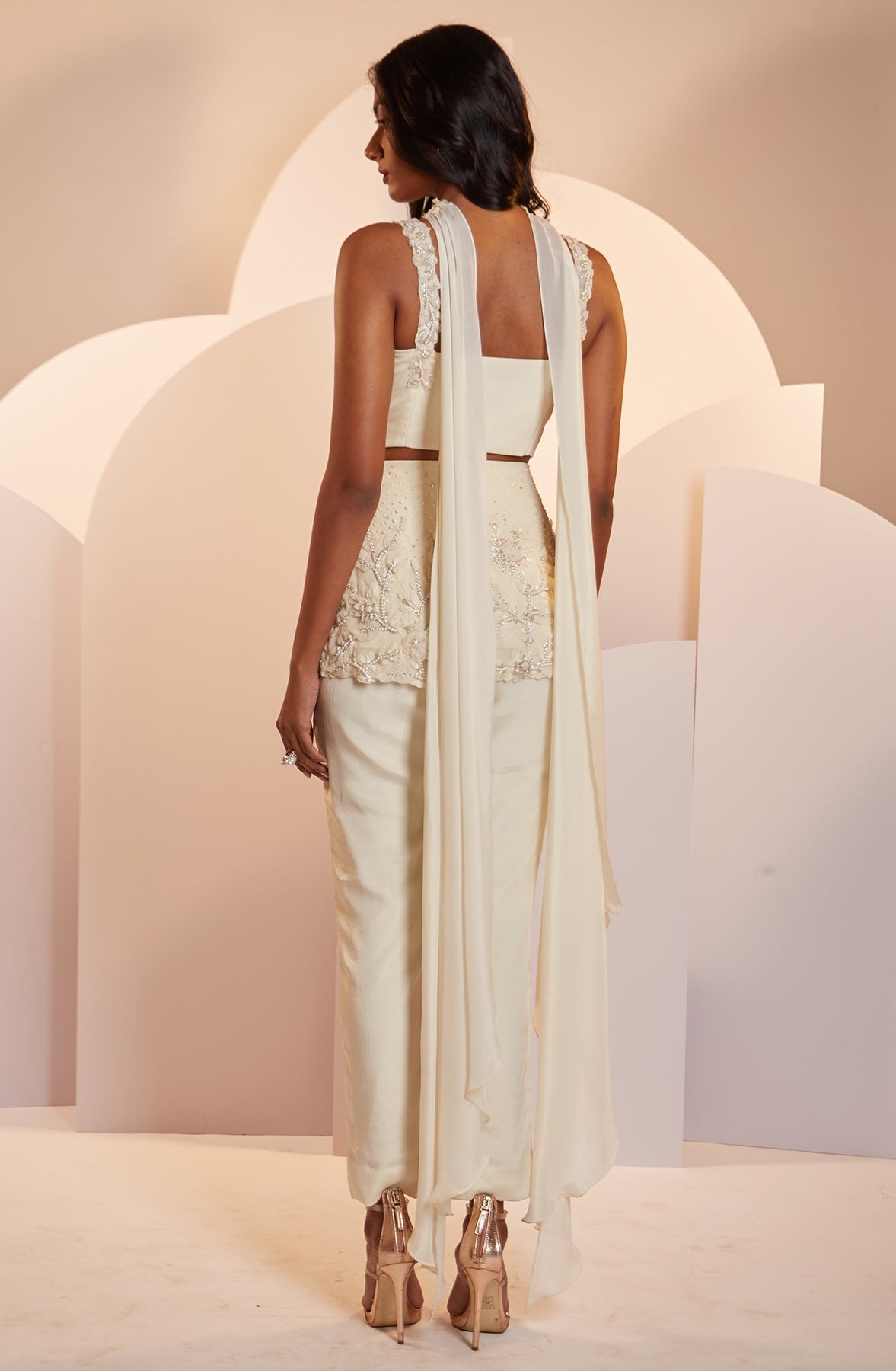 Rachel – ivory suit, bisouNYC