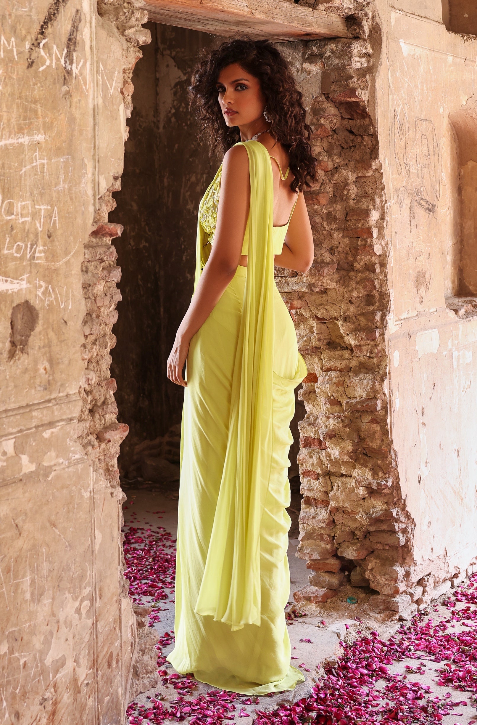 Aaina – organza lehenga, bisouNYC