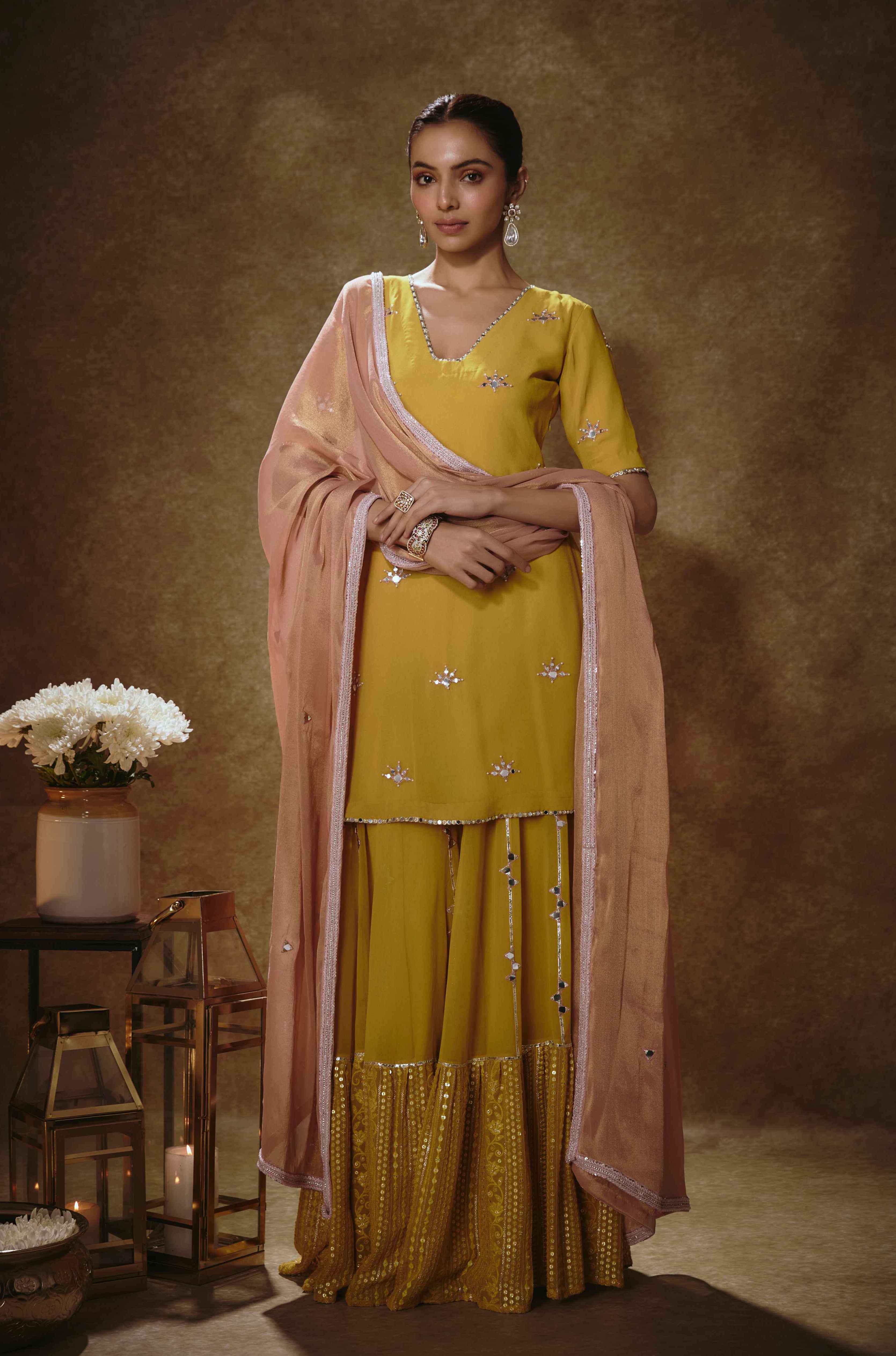 Tahira – yellow suit, bisouNYC