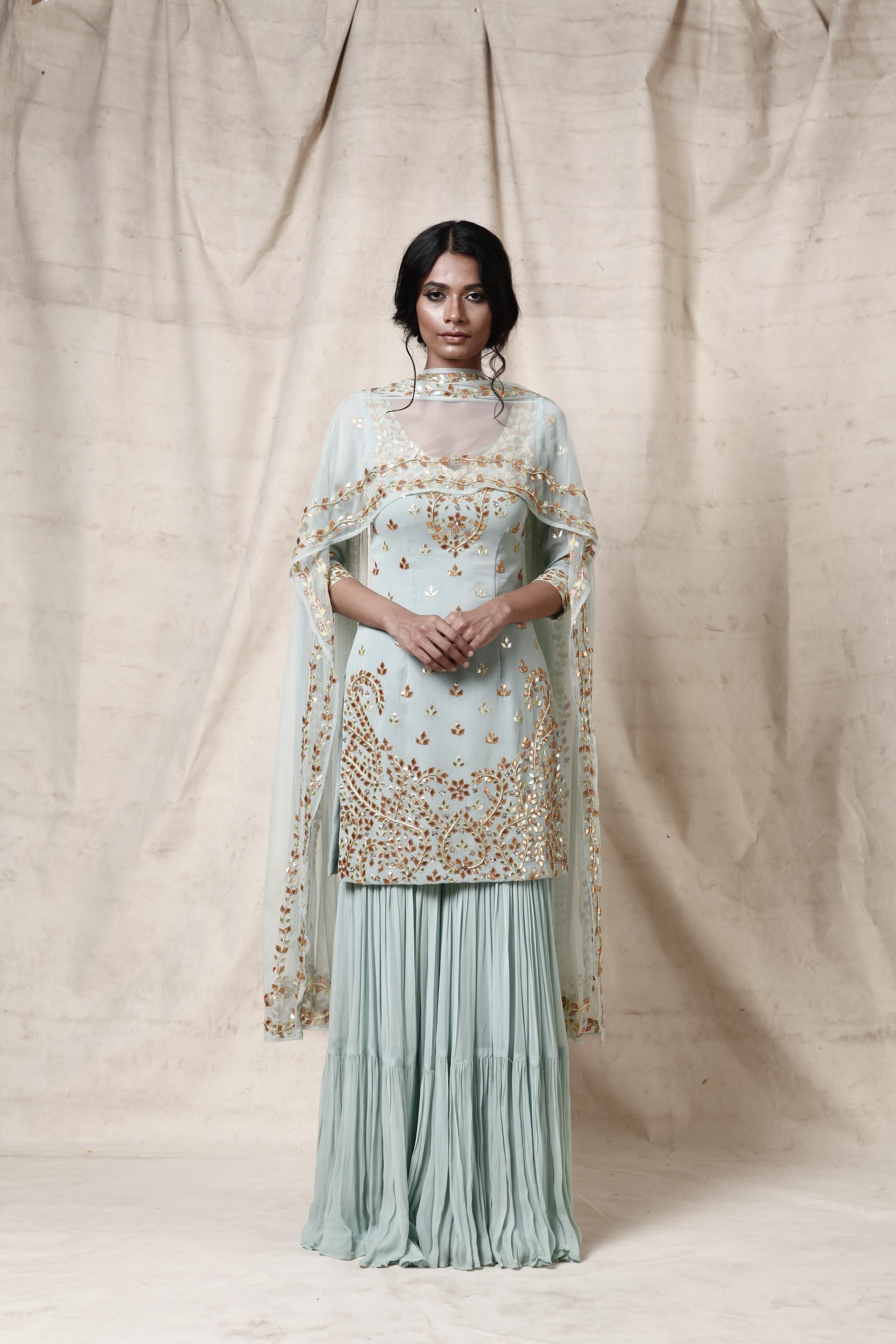Ujala – georgette suit, bisouNYC
