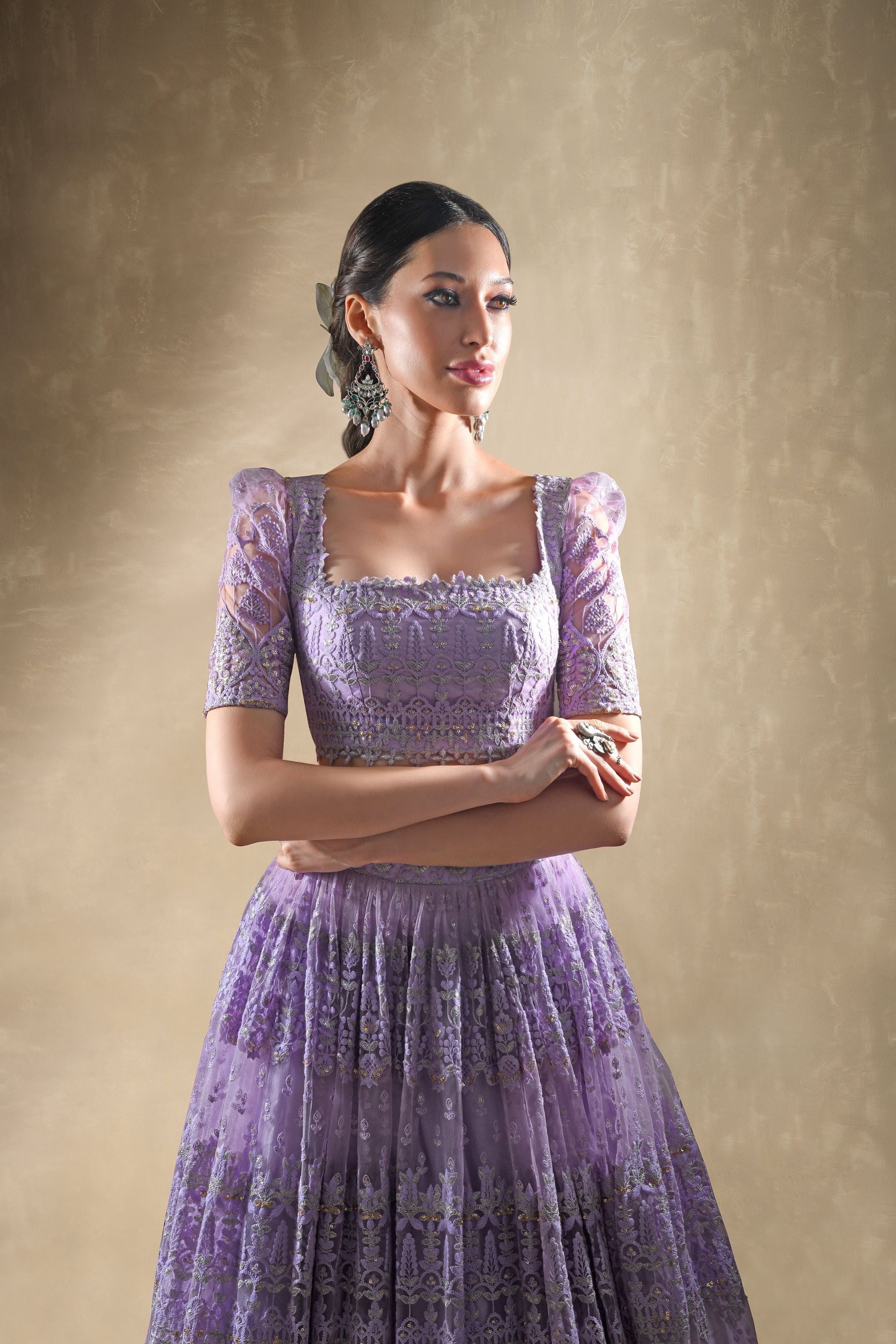 Viola – lilac lehenga, bisouNYC