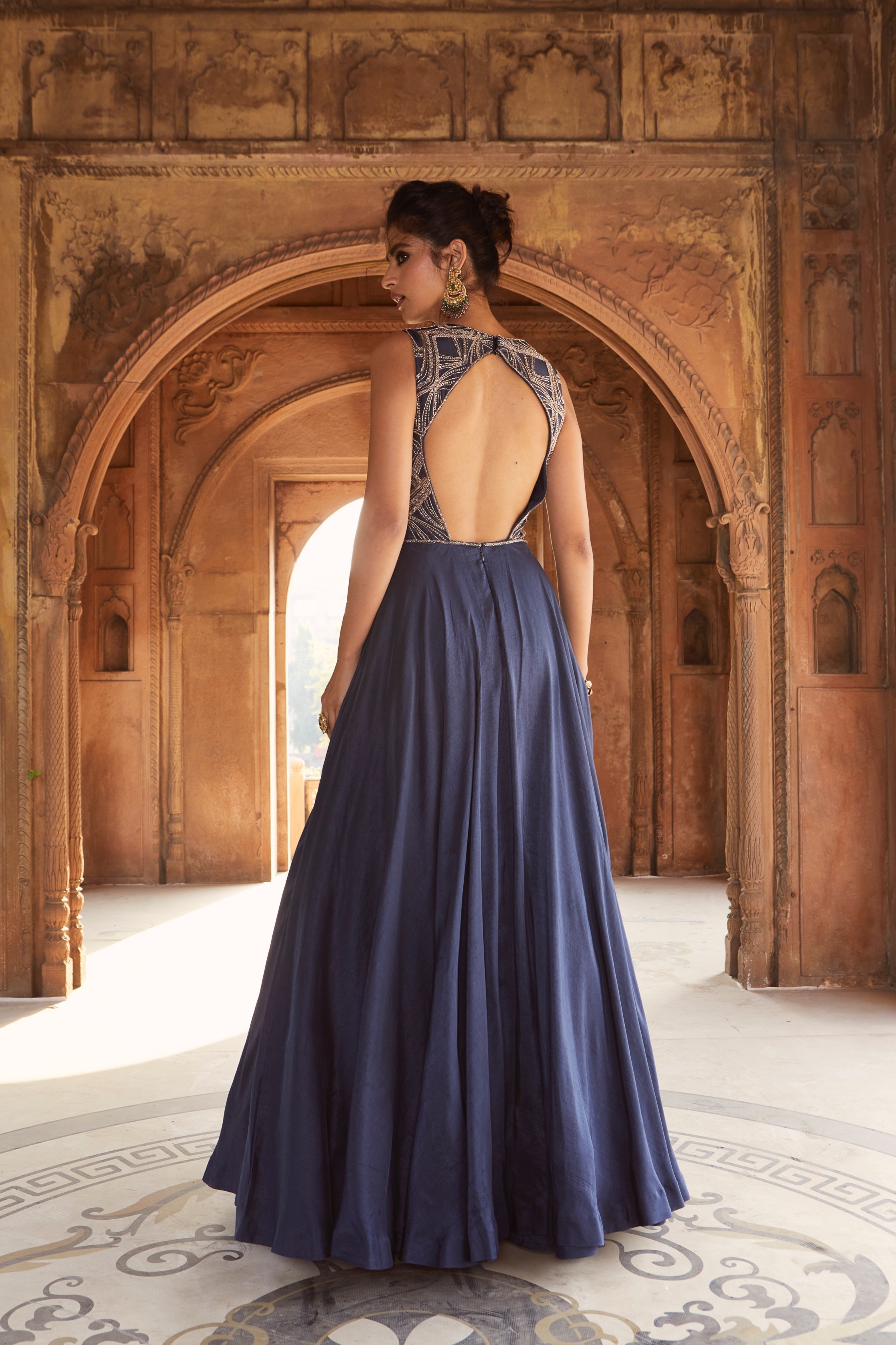 Zaafira – navy dress, bisouNYC