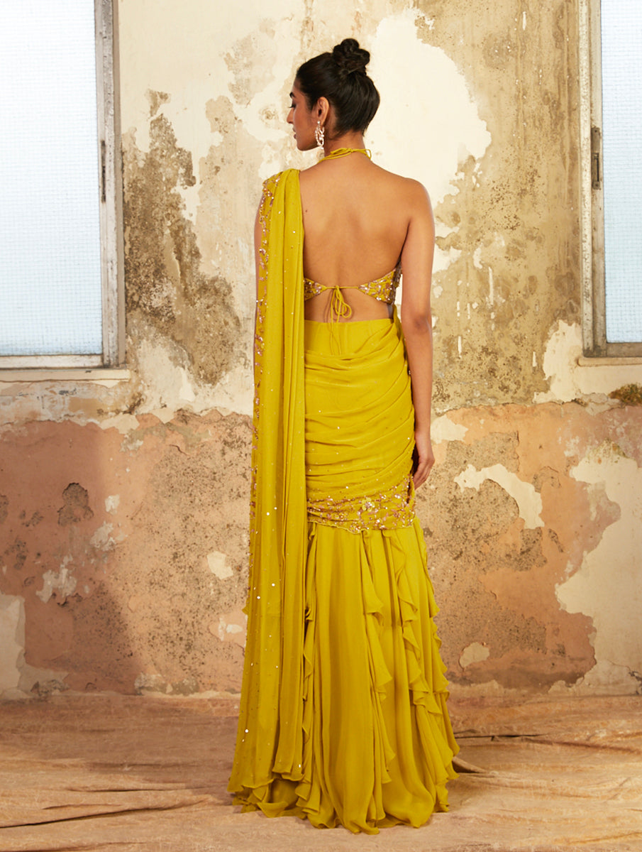 Ziya – georgette lehenga, bisouNYC