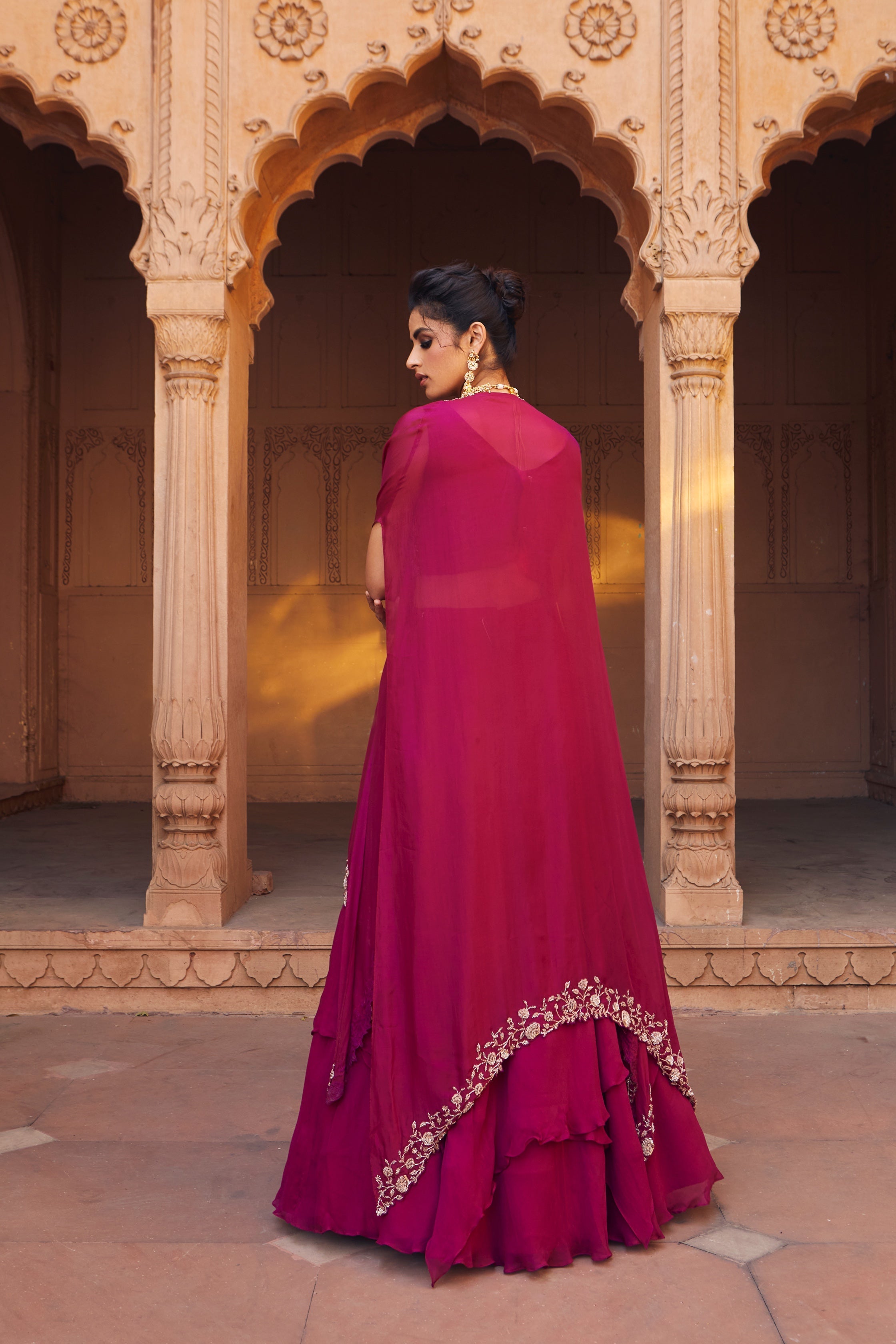 Zoya – georgette lehenga, bisouNYC