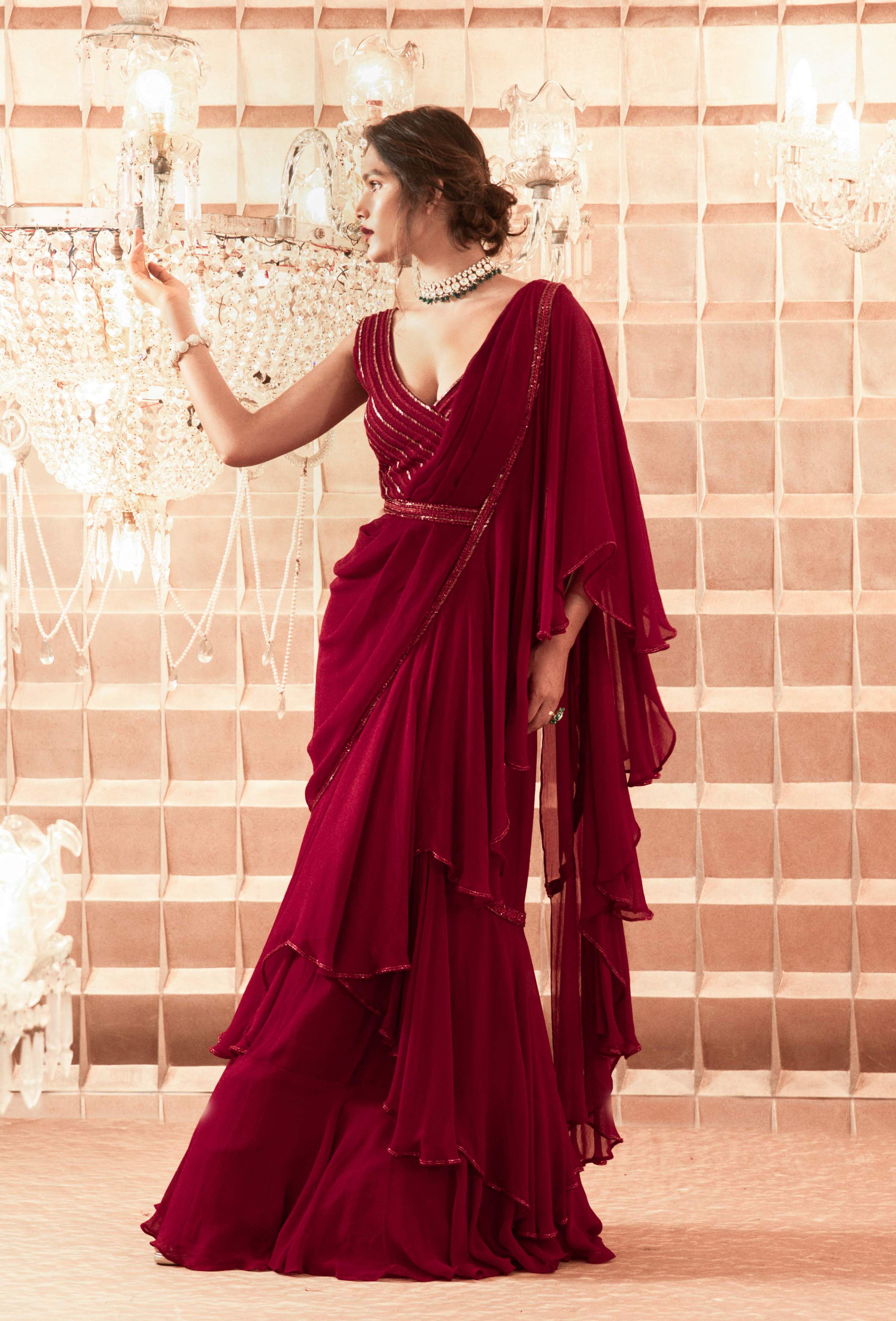 Aalyah – silk saree, bisouNYC