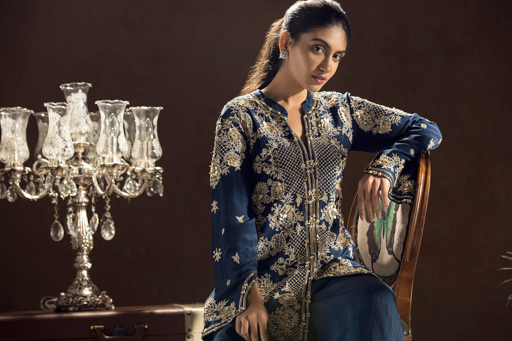 Aasiya – blue suit, bisouNYC