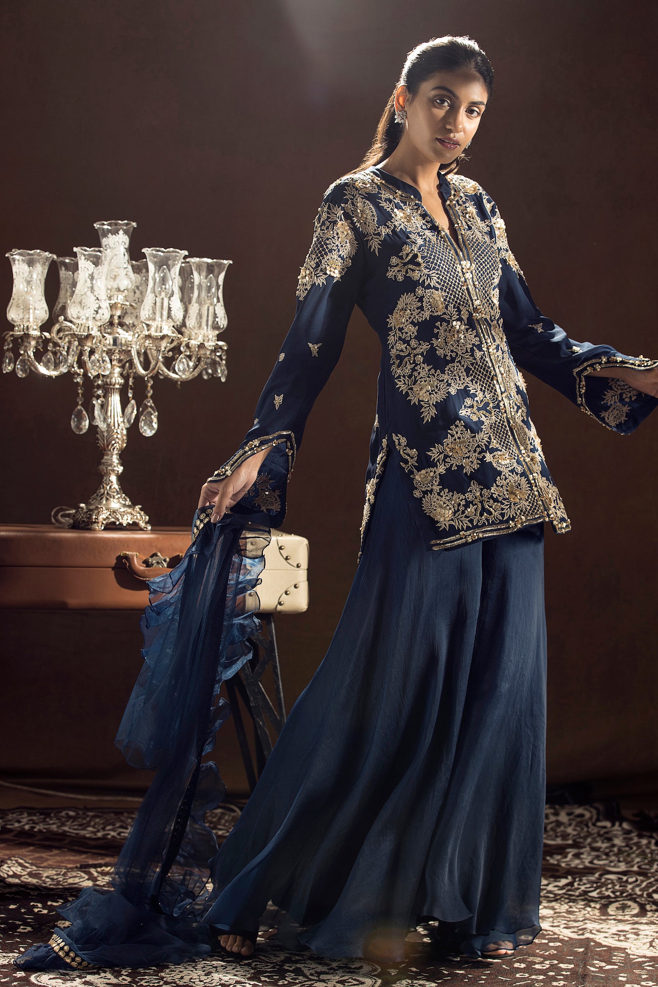 Aasiya – blue suit, bisouNYC