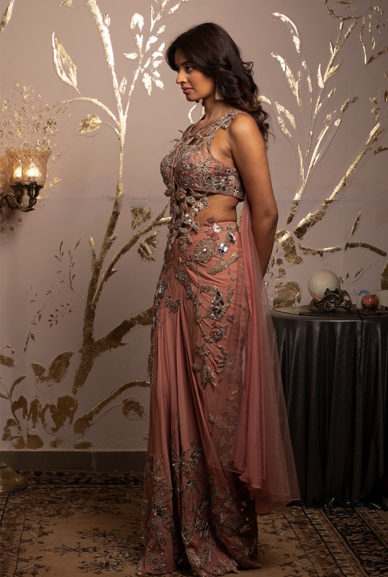 Akari – organza saree, bisouNYC