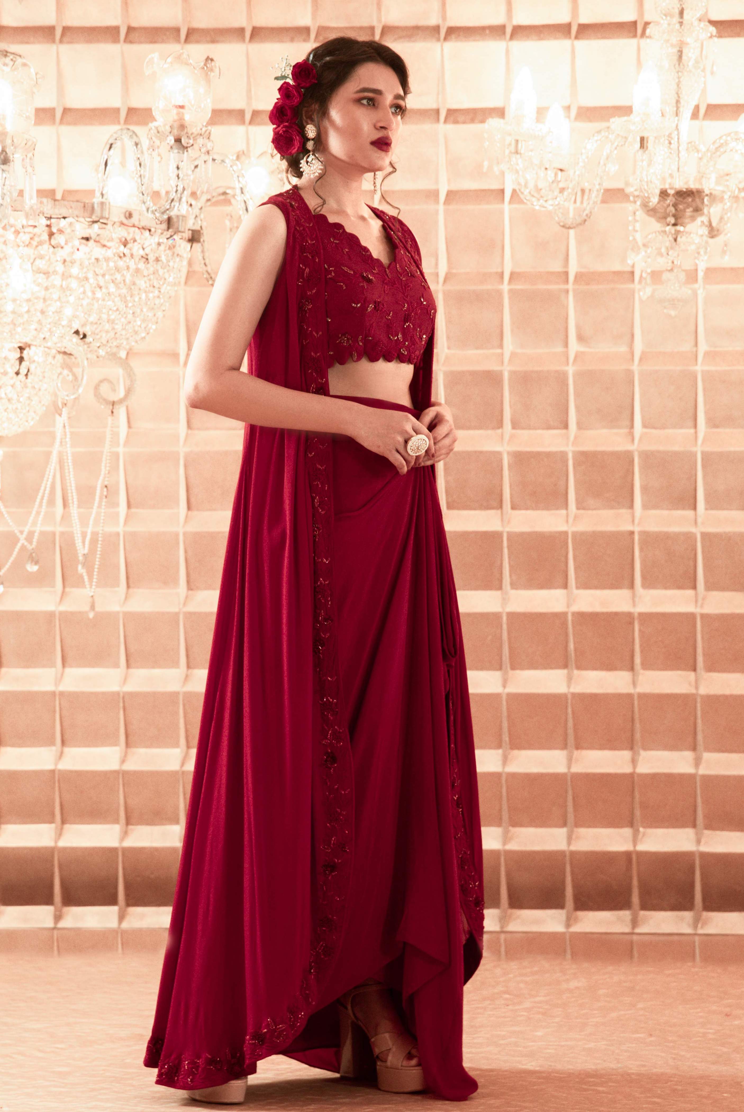 Anastasia – silk outfit, bisouNYC