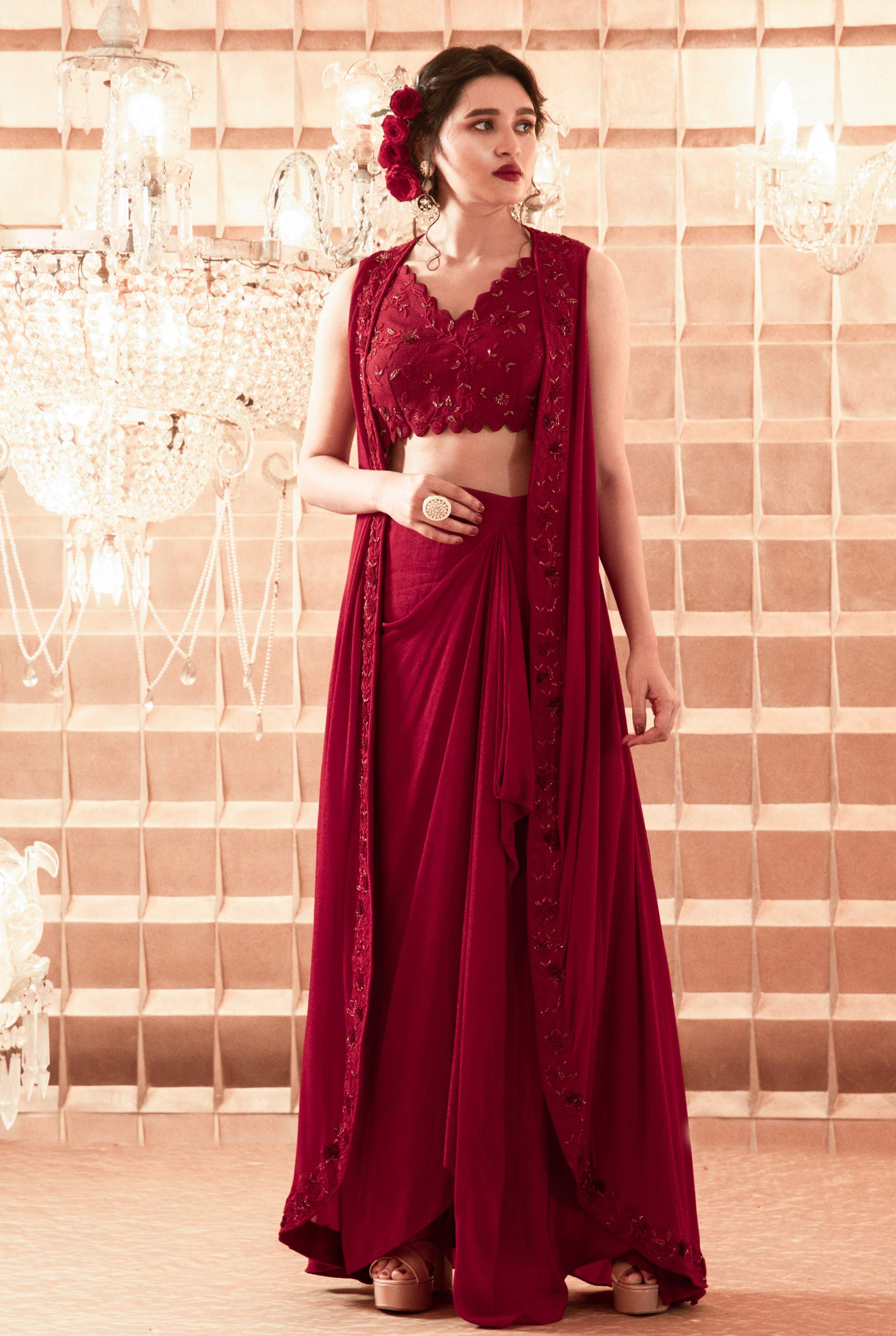 Anastasia – silk outfit, bisouNYC