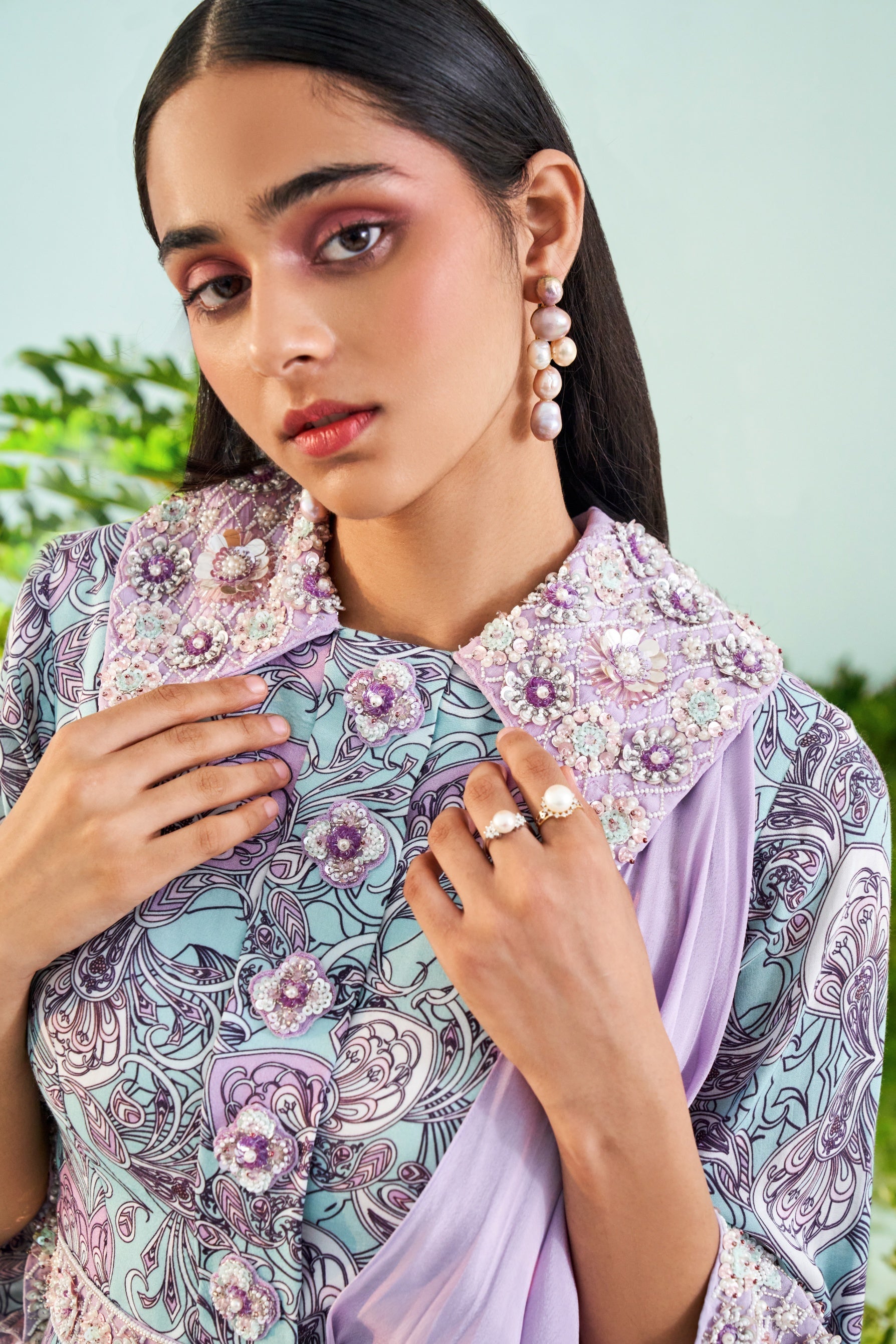 Anna – blue net suit, bisouNYC