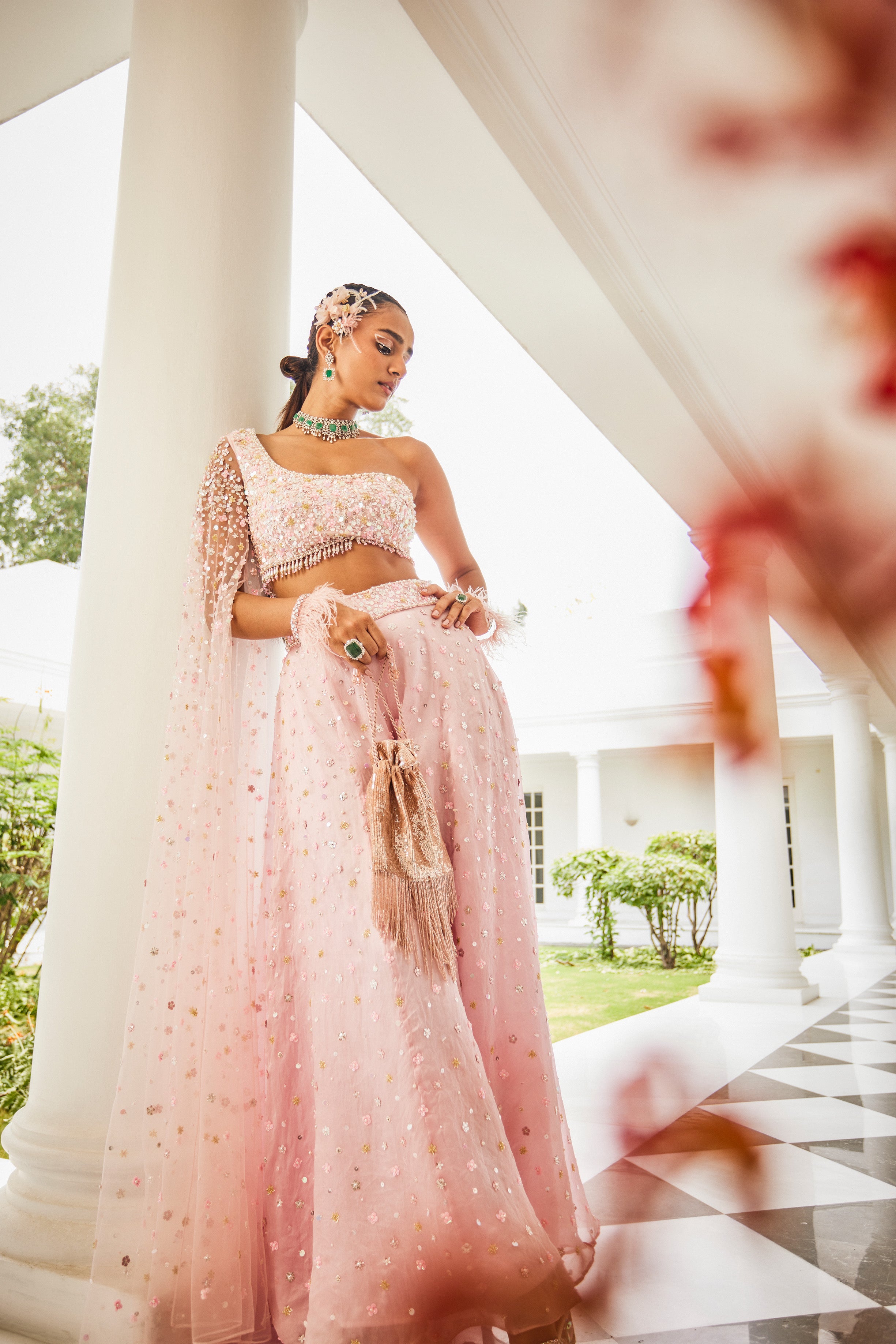 Anne – pink suit, bisouNYC