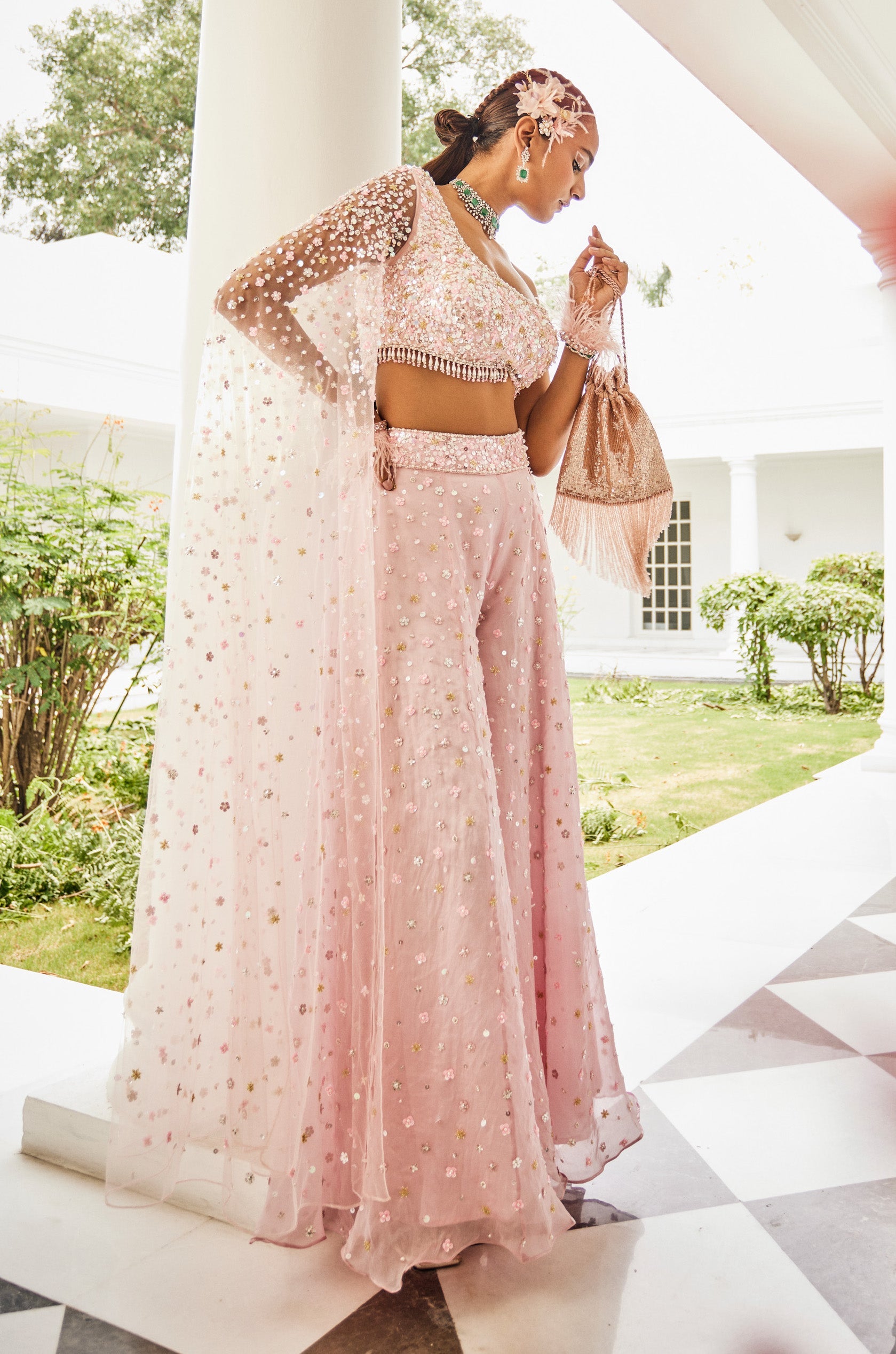 Anne – pink suit, bisouNYC