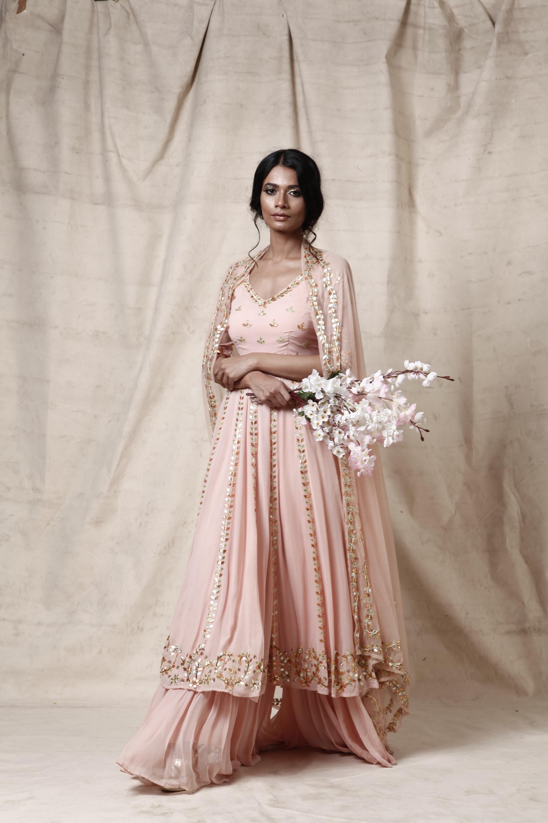 Anushi – georgette suit, bisouNYC